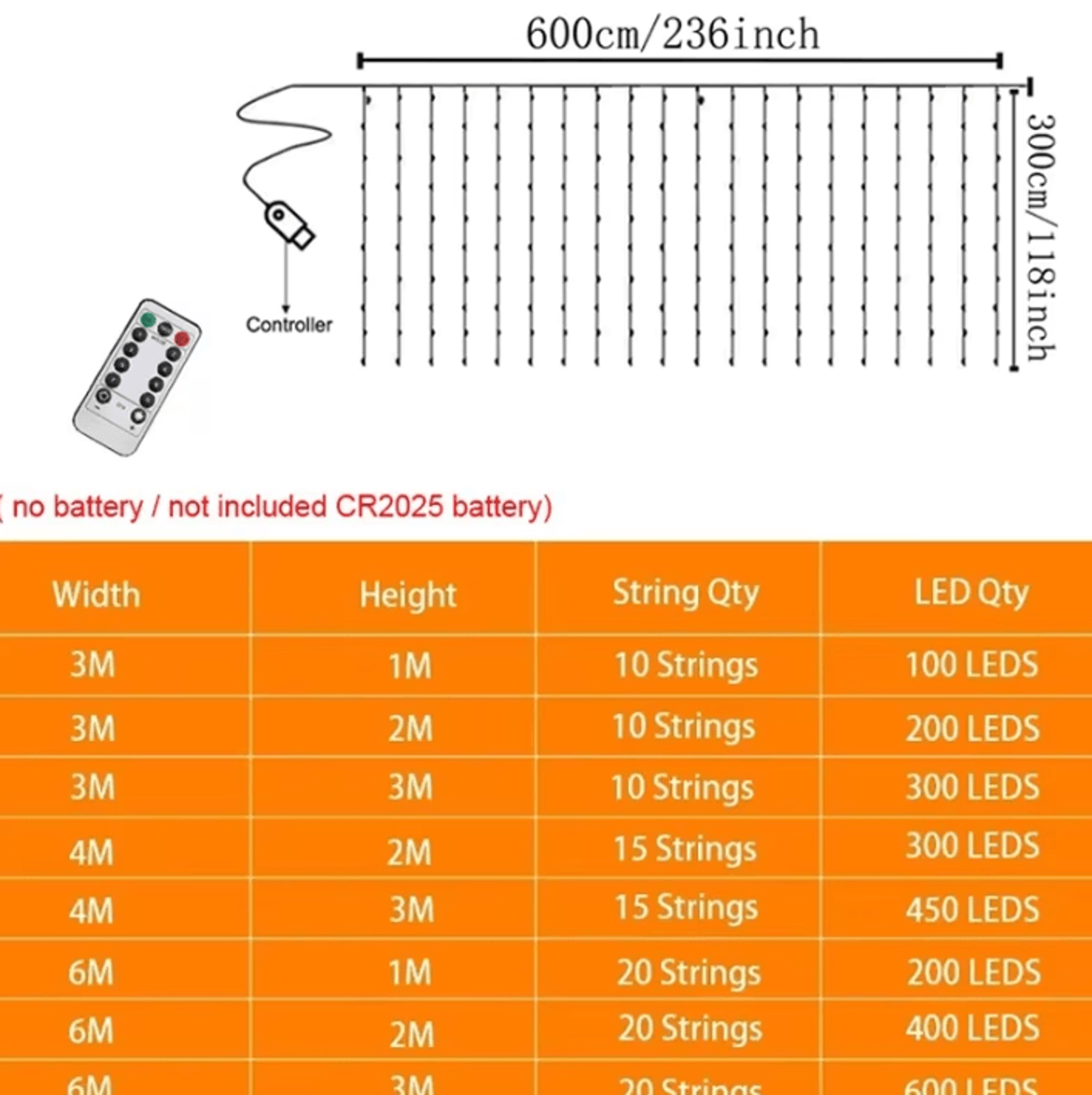 USB Hanging LED Fairy Lights 3