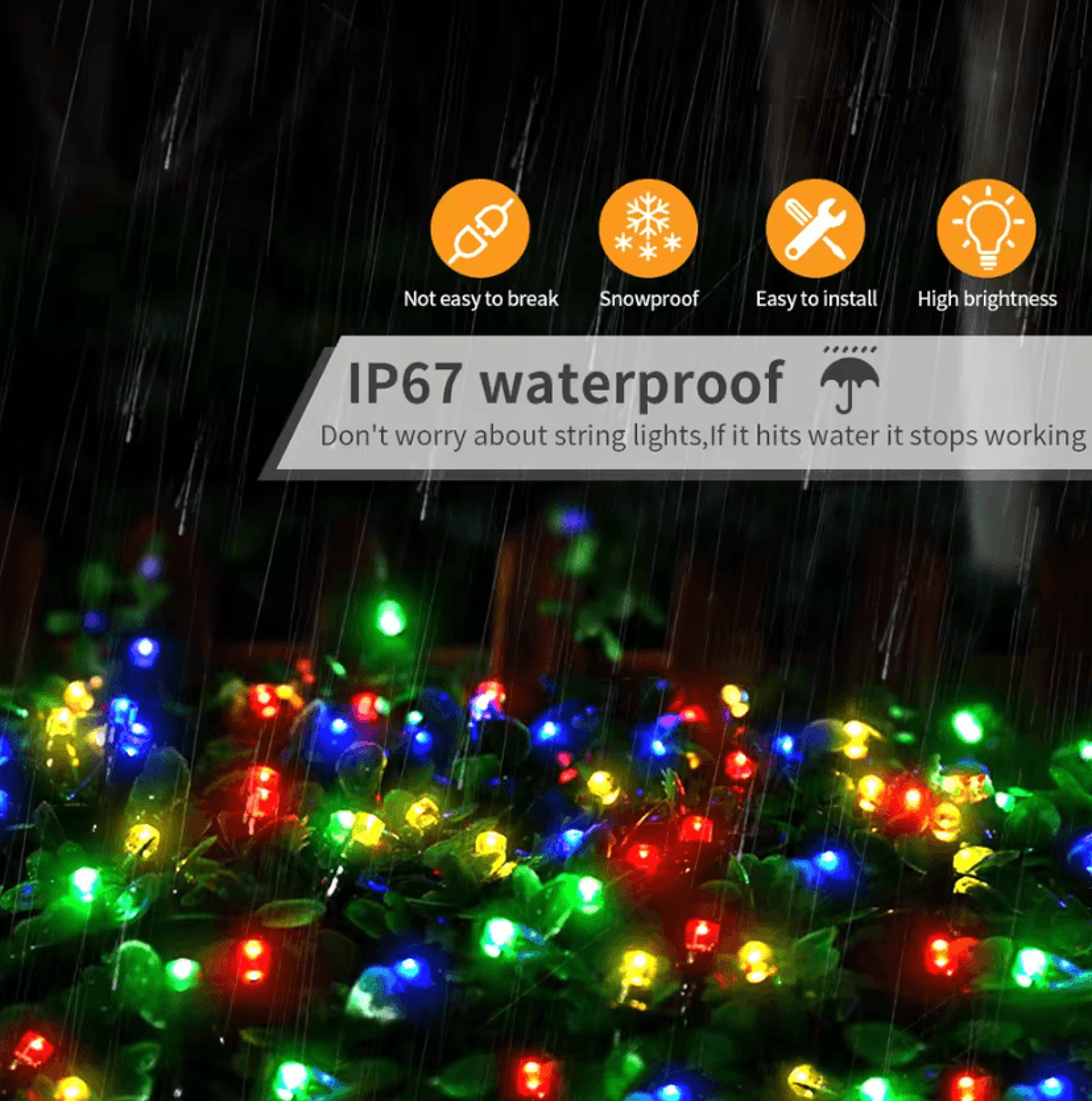 High Density LED Christmas Fairy String Lights 3