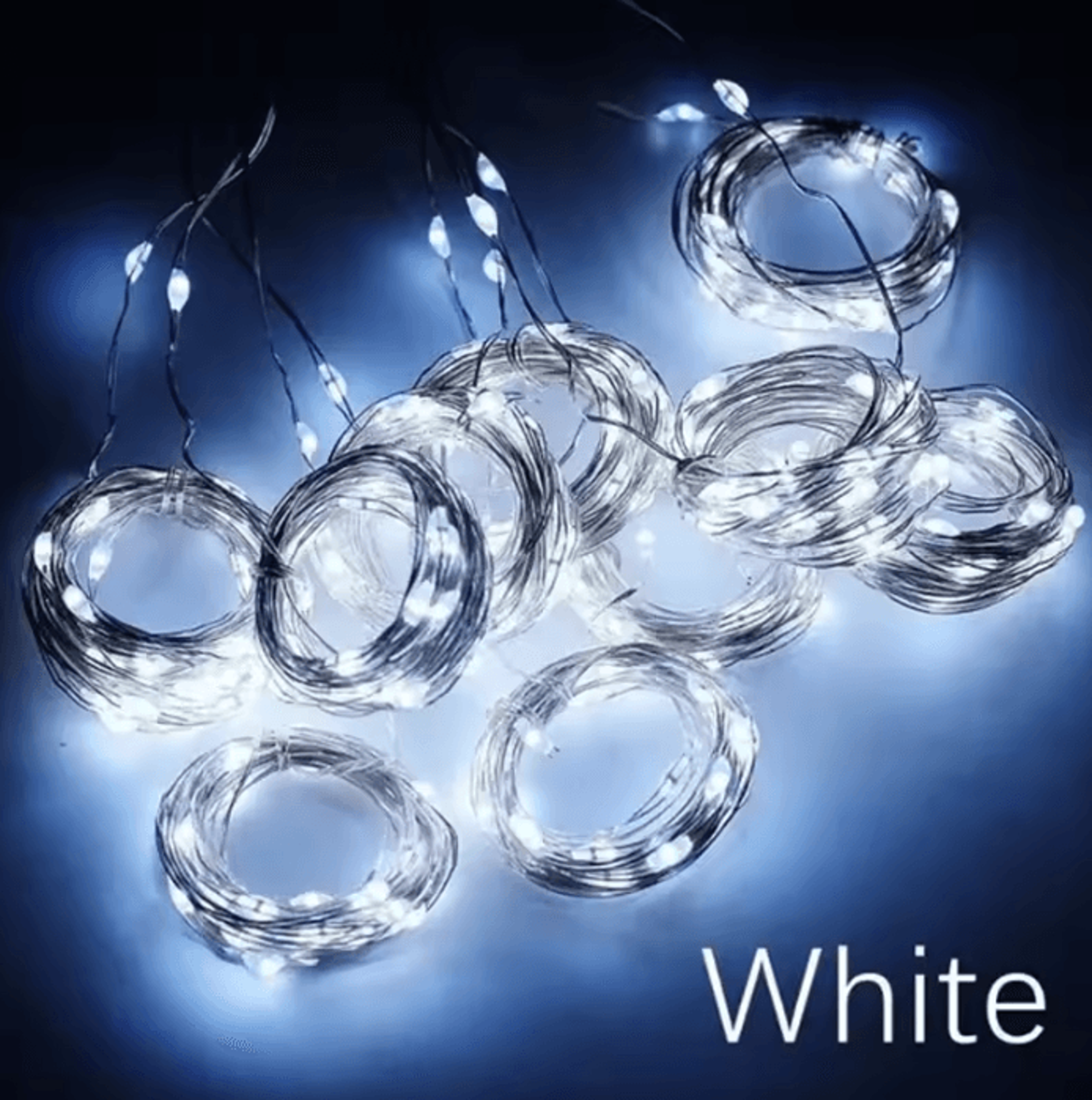8 Mode USB Festival Curtain Garland Lights 5