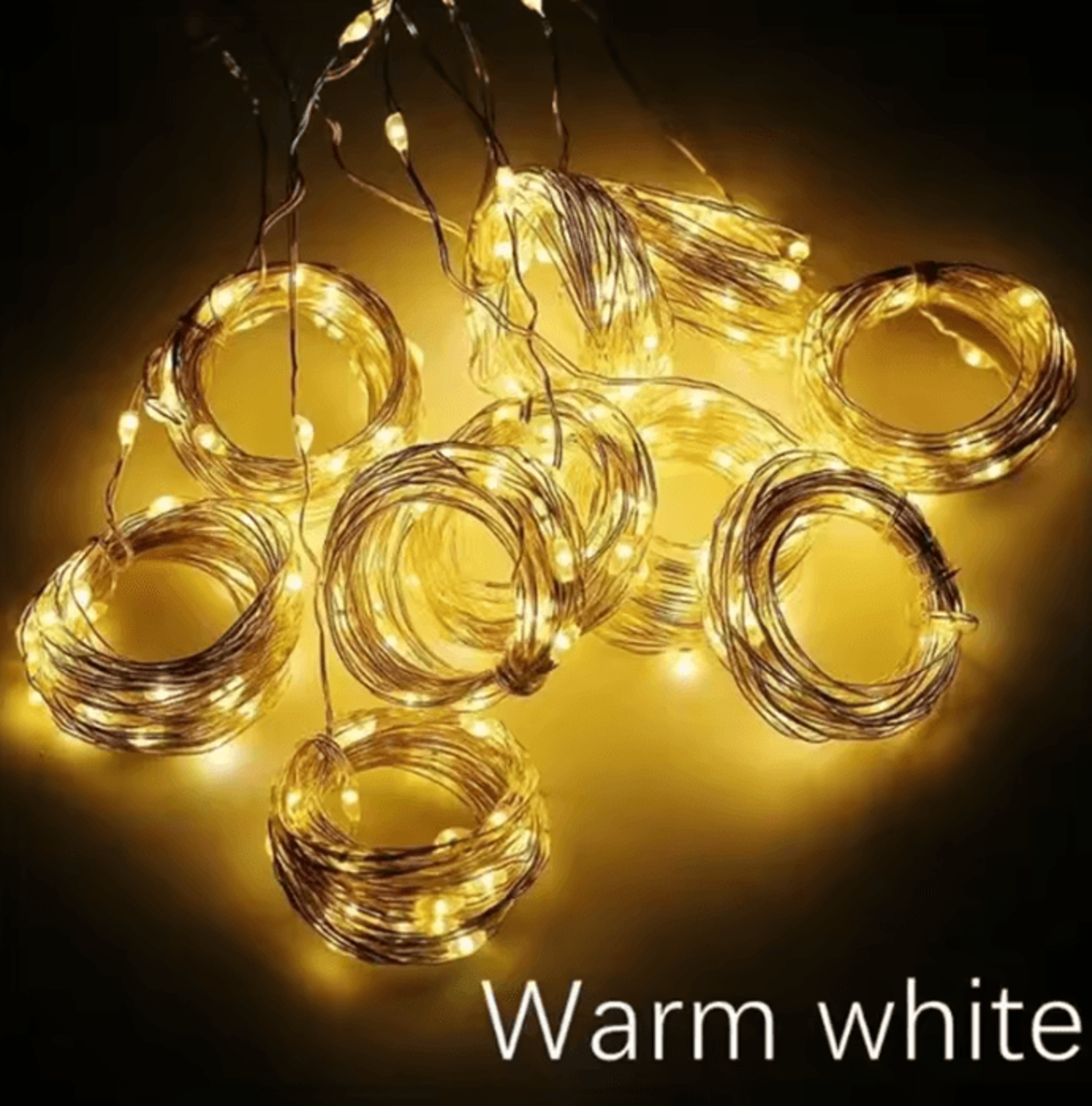 8 Mode USB Festival Curtain Garland Lights 4