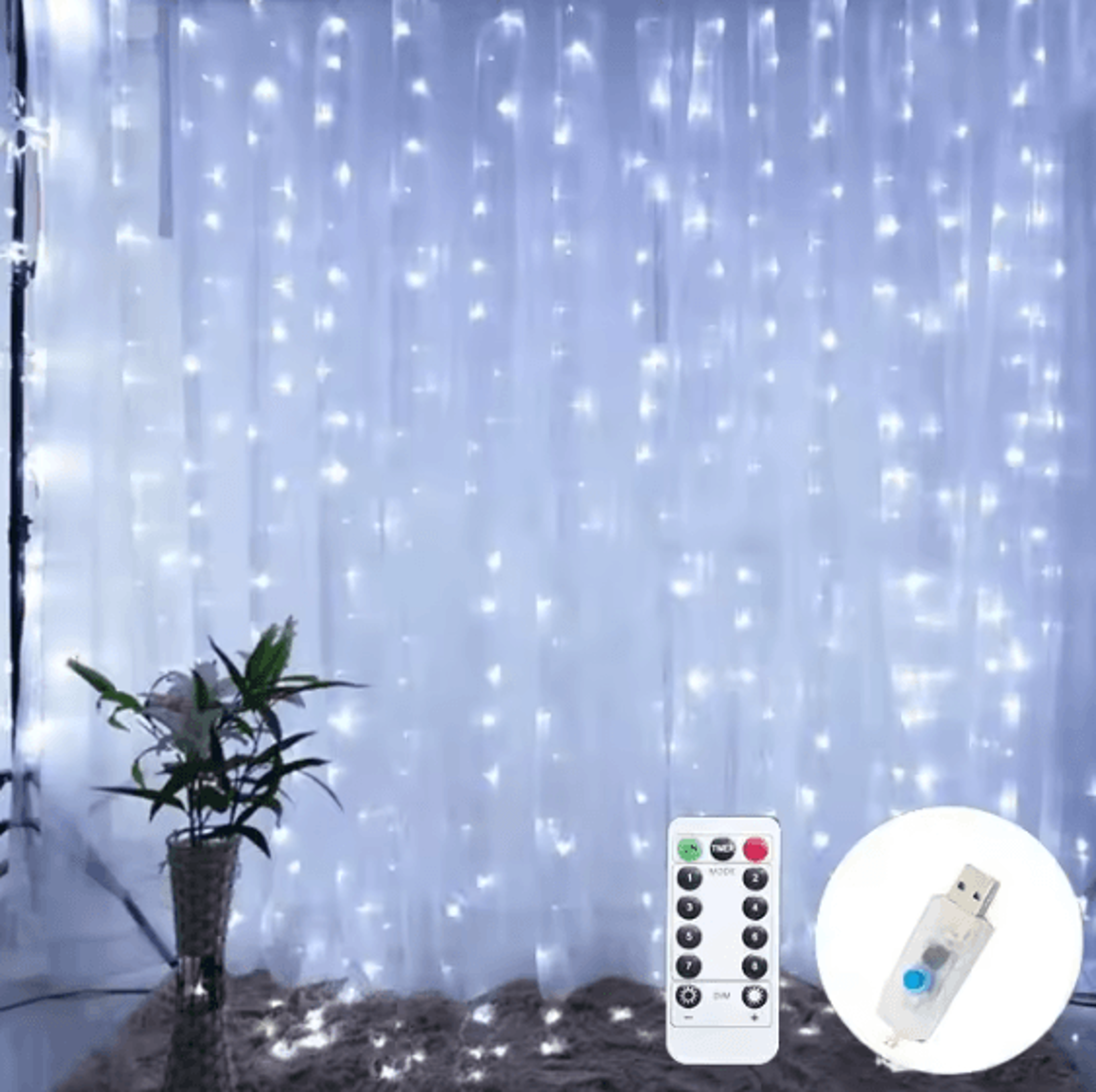 USB Cascading Garland Fairy Lights 3