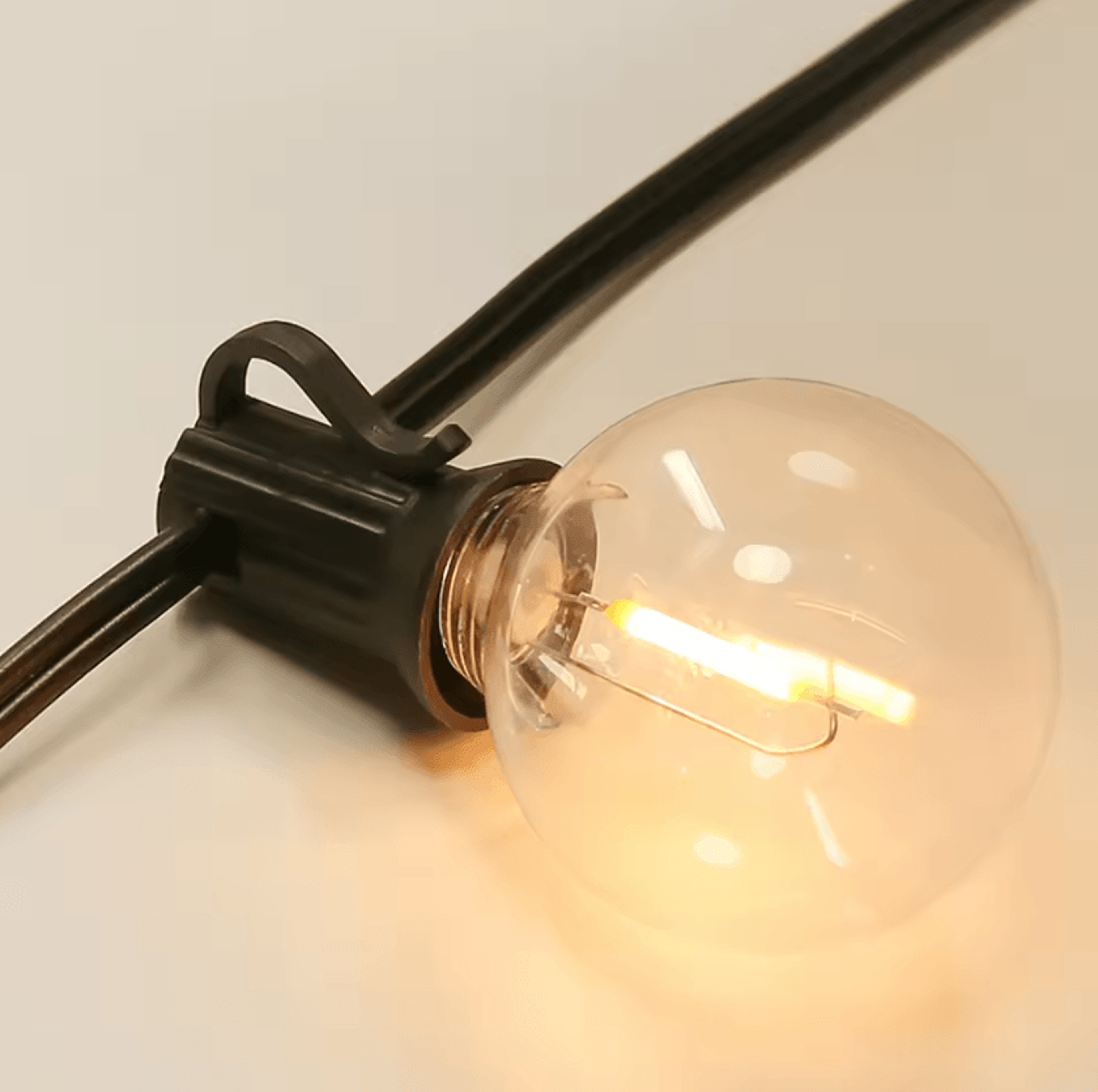 Outdoor Waterproof G40 LED String Lights With Shatterproof Bulbs 1