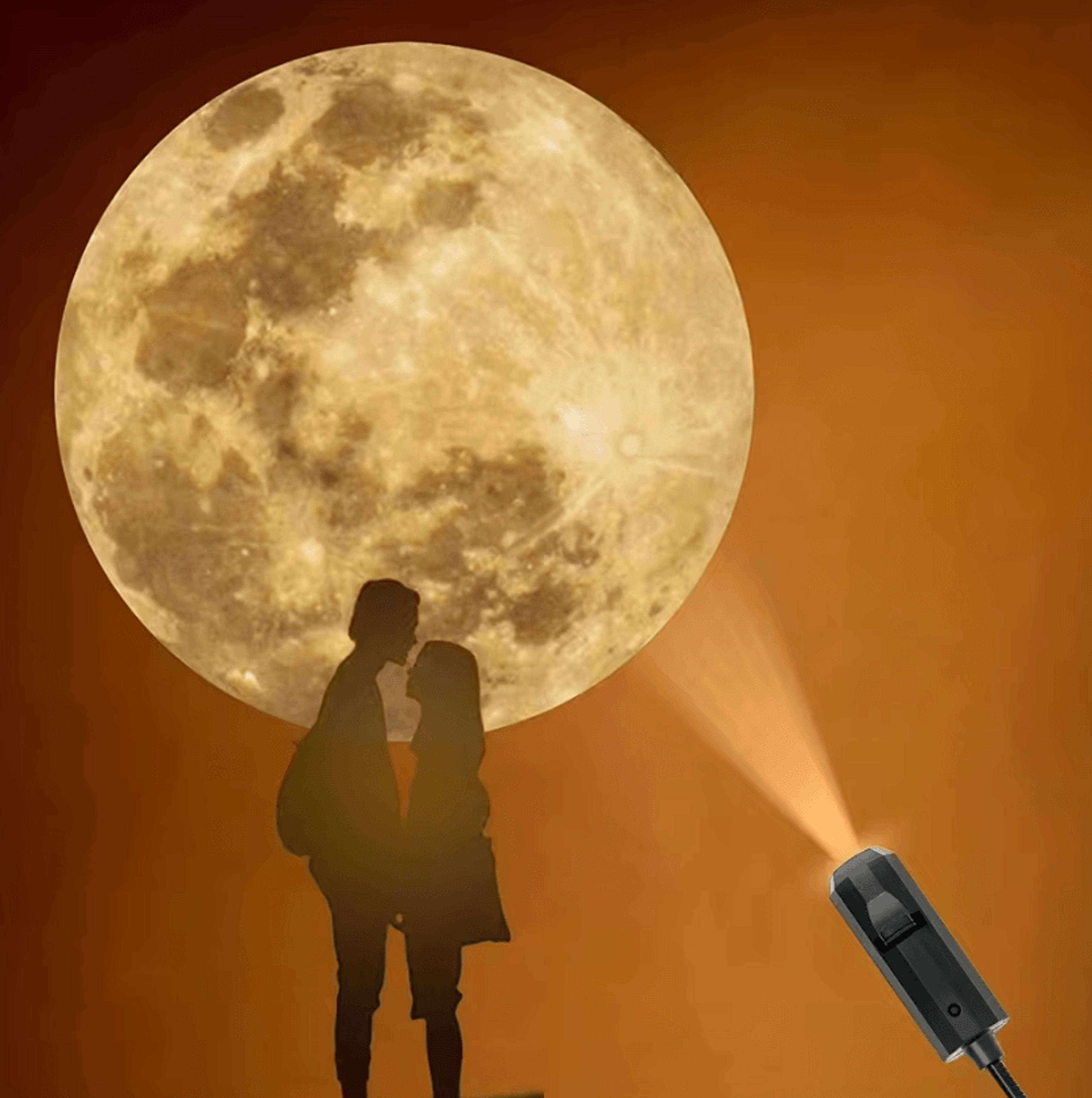 USB Moon And Earth Ceiling Projection Atmosphere Light 0