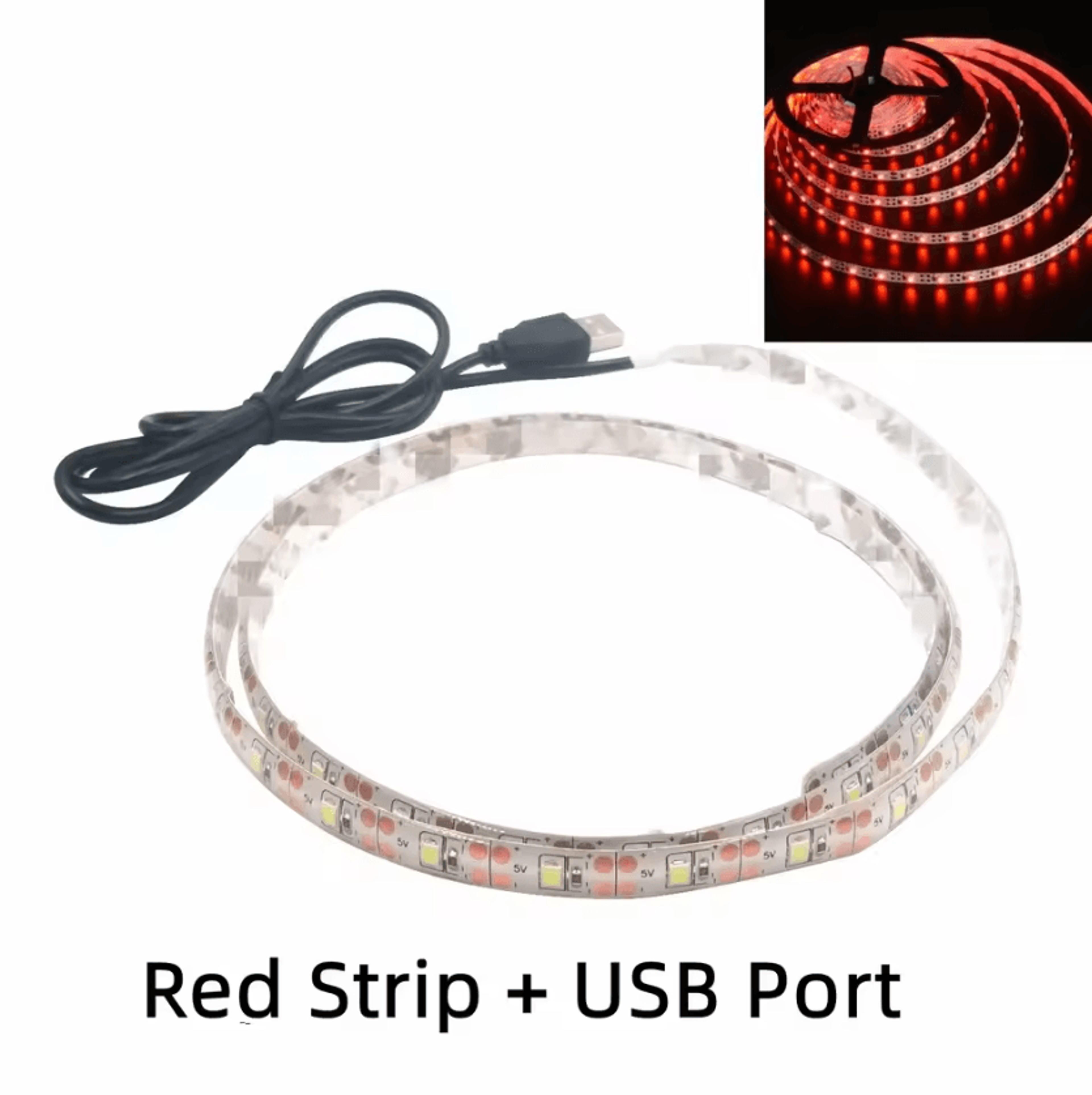 1M 5M USB LED Strip Lights For TV Backlight And Home Decor 10