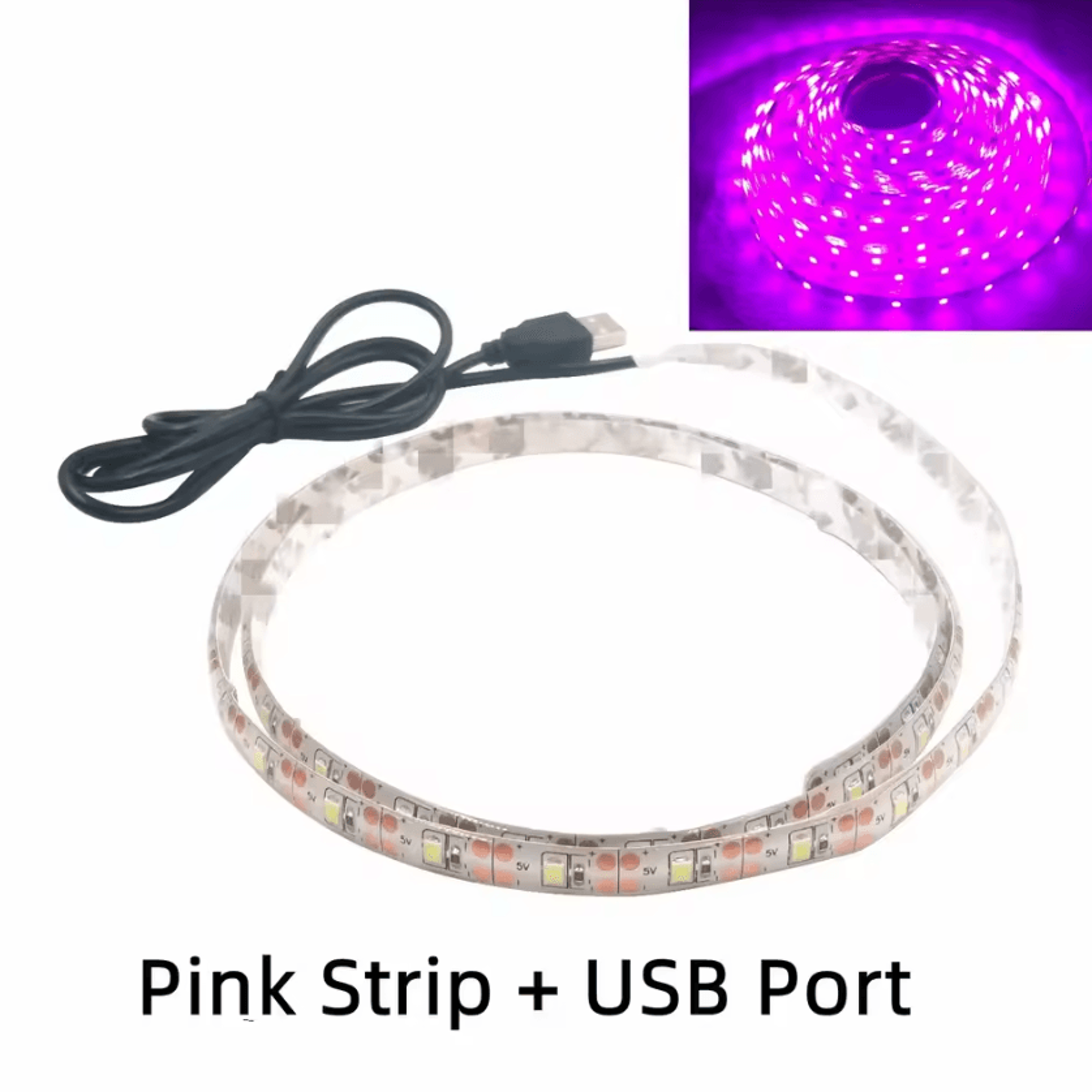 1M 5M USB LED Strip Lights For TV Backlight And Home Decor 11