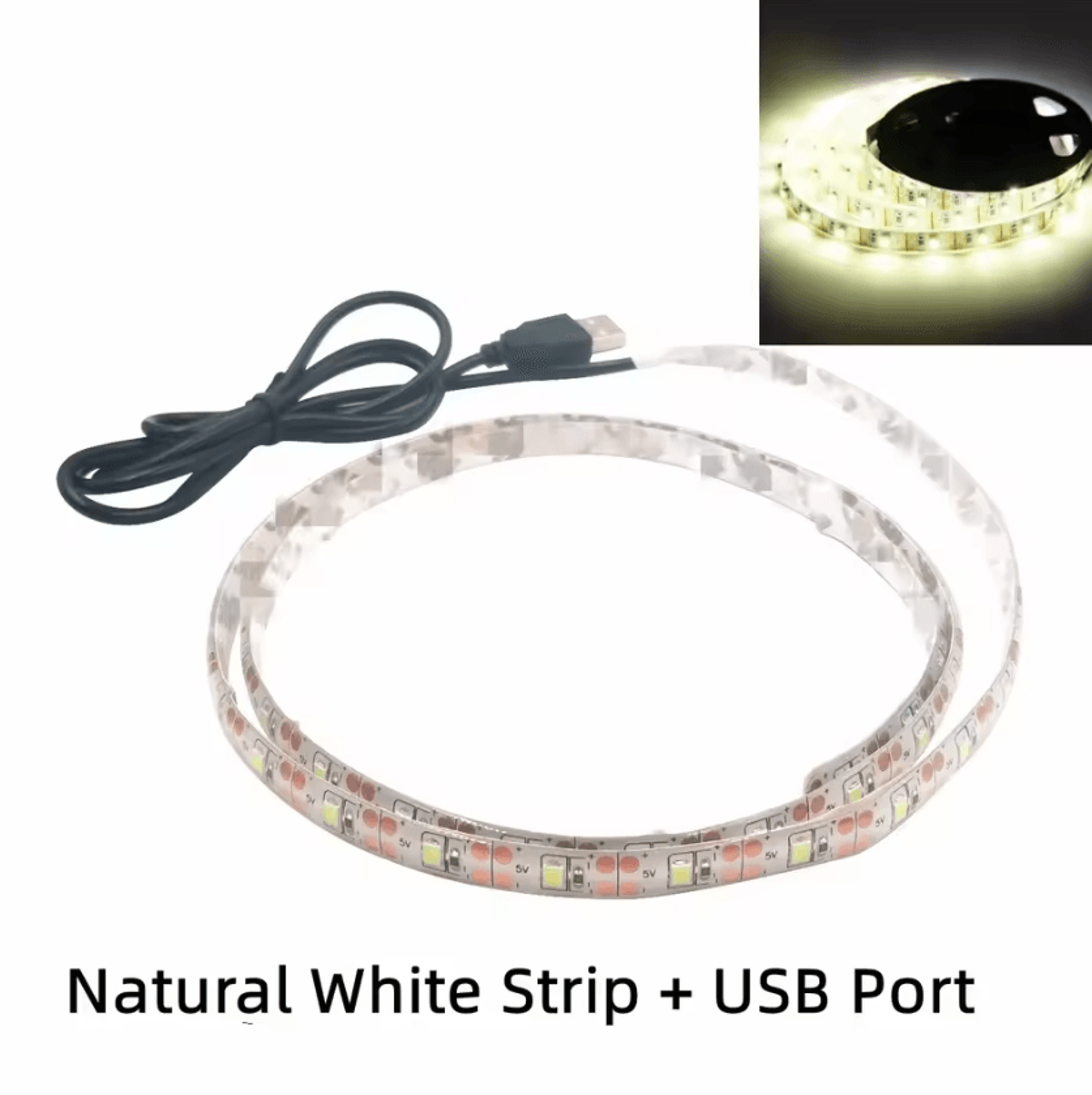 1M 5M USB LED Strip Lights For TV Backlight And Home Decor 6