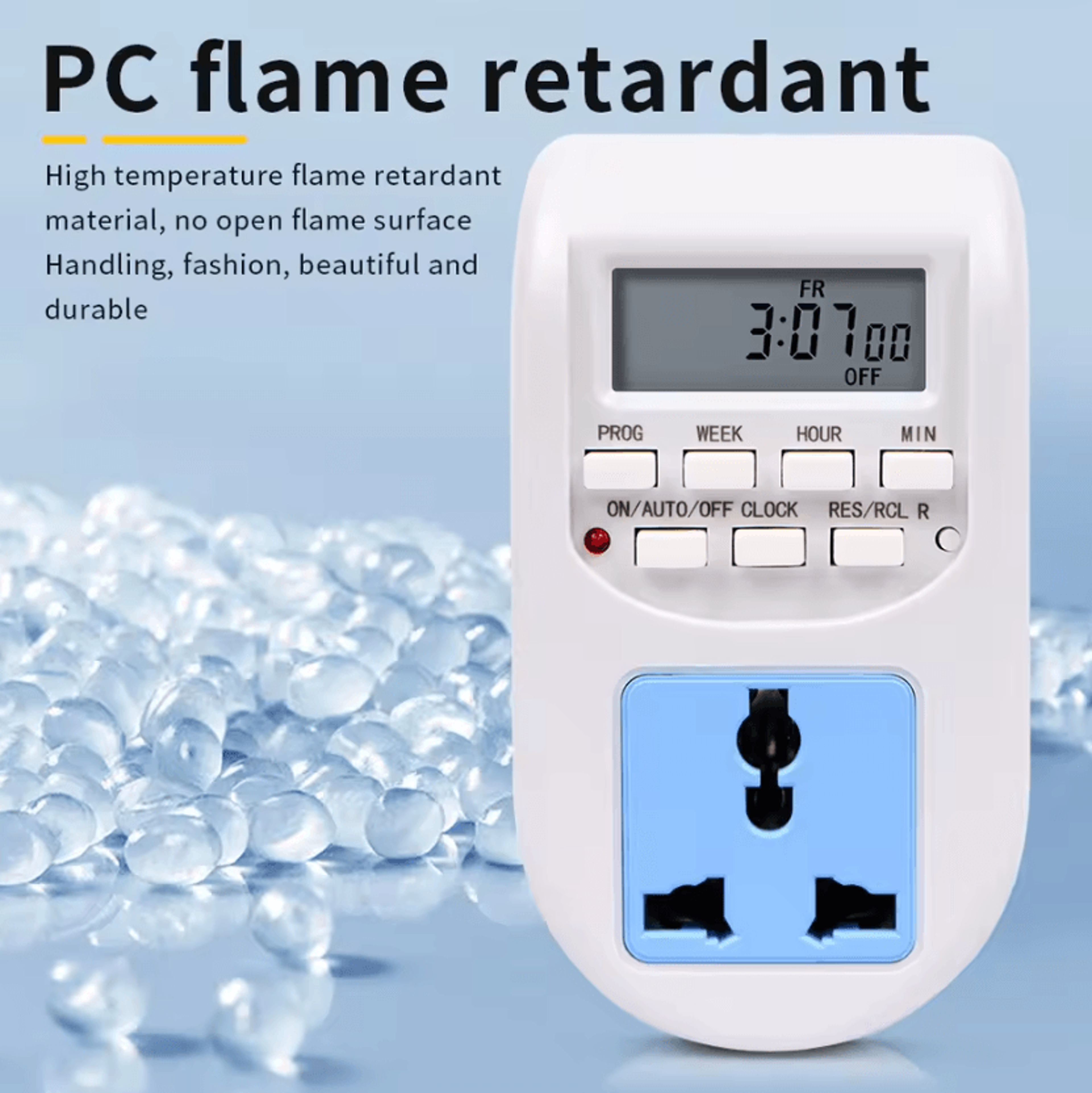 220V Weekly Programmable Smart Timer Plug For Household Appliances 1