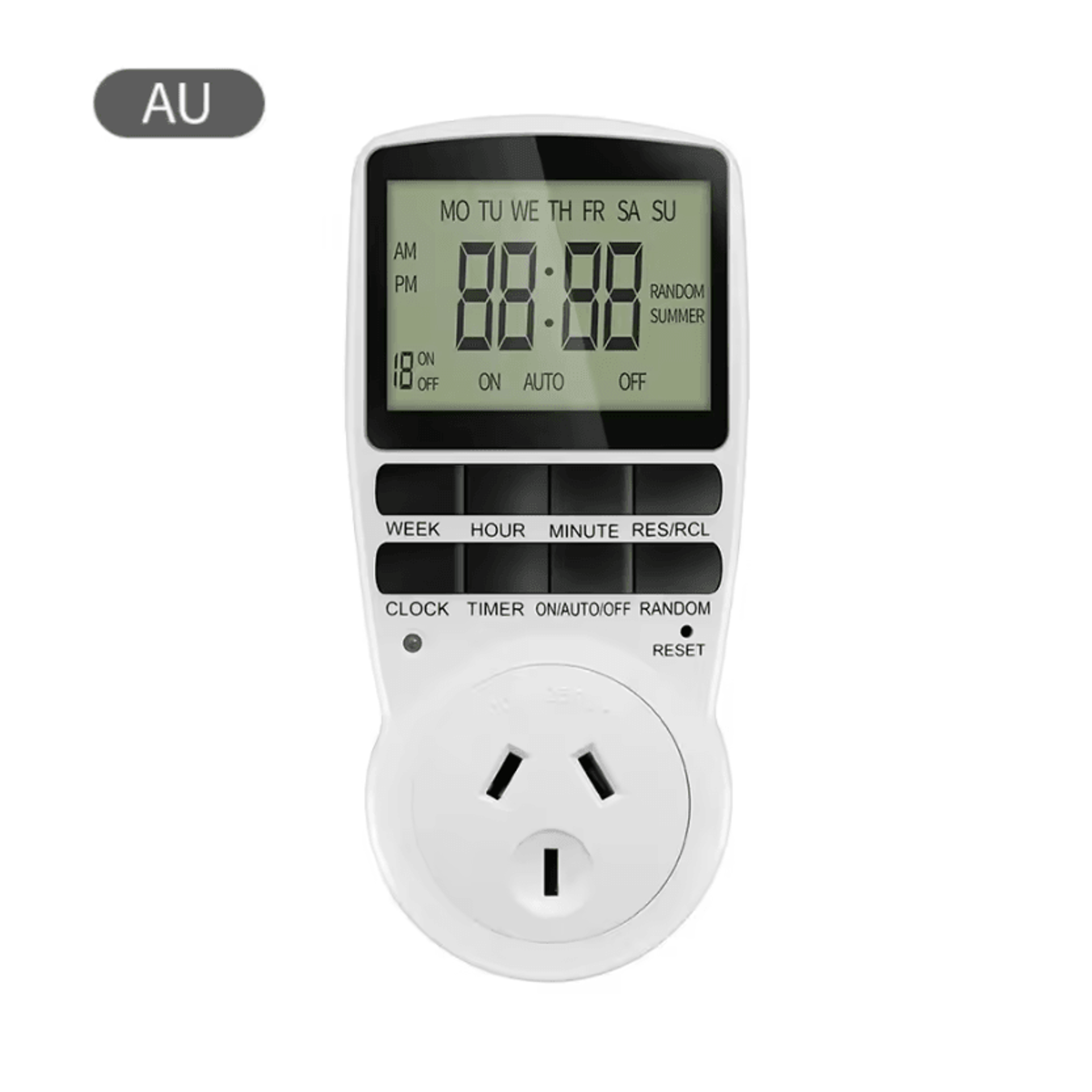 220V Programmable Digital Timer Plug For Home Appliance Scheduling 6