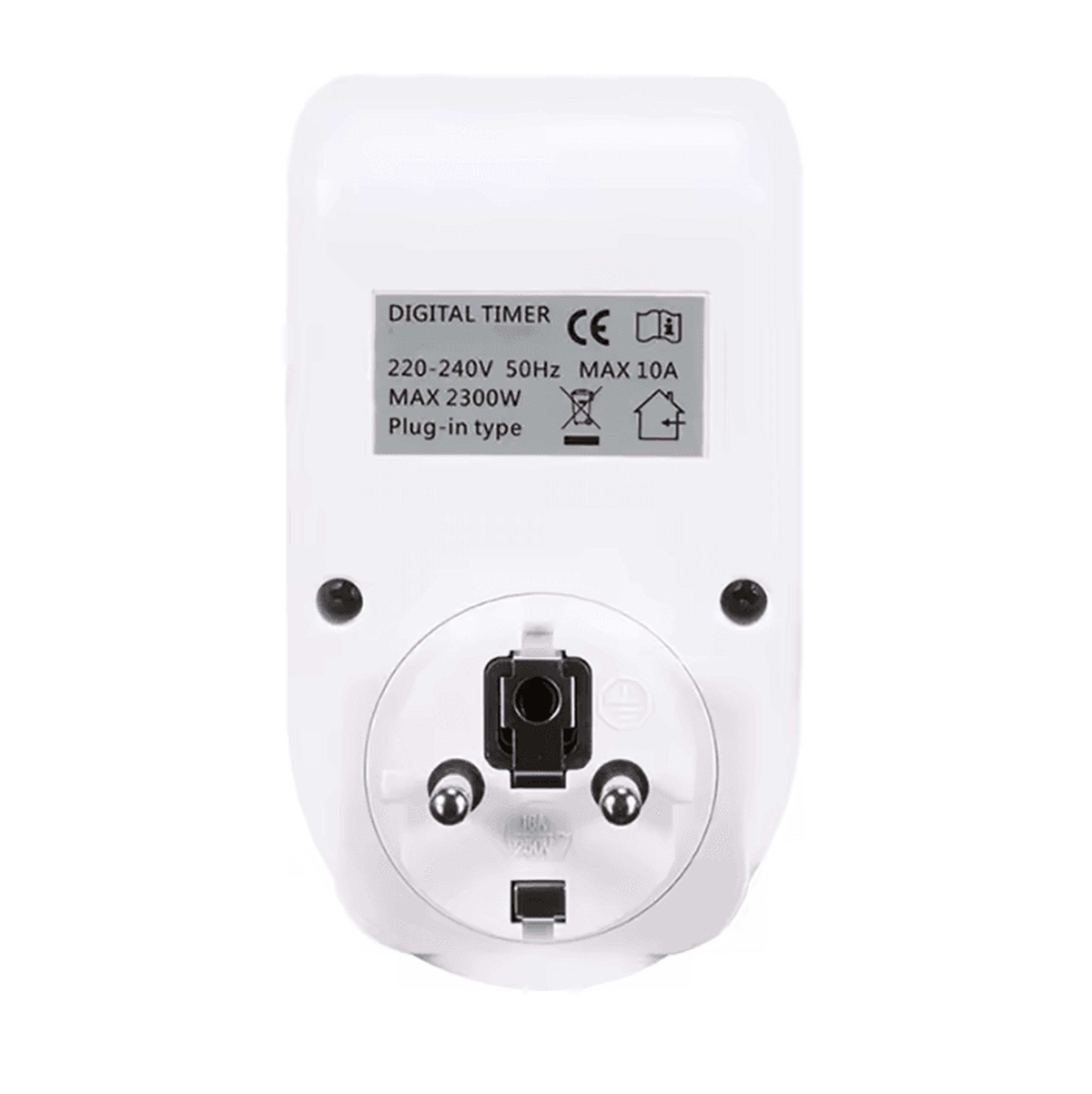 Weekly Programmable EU Plug Digital Timer Socket 1