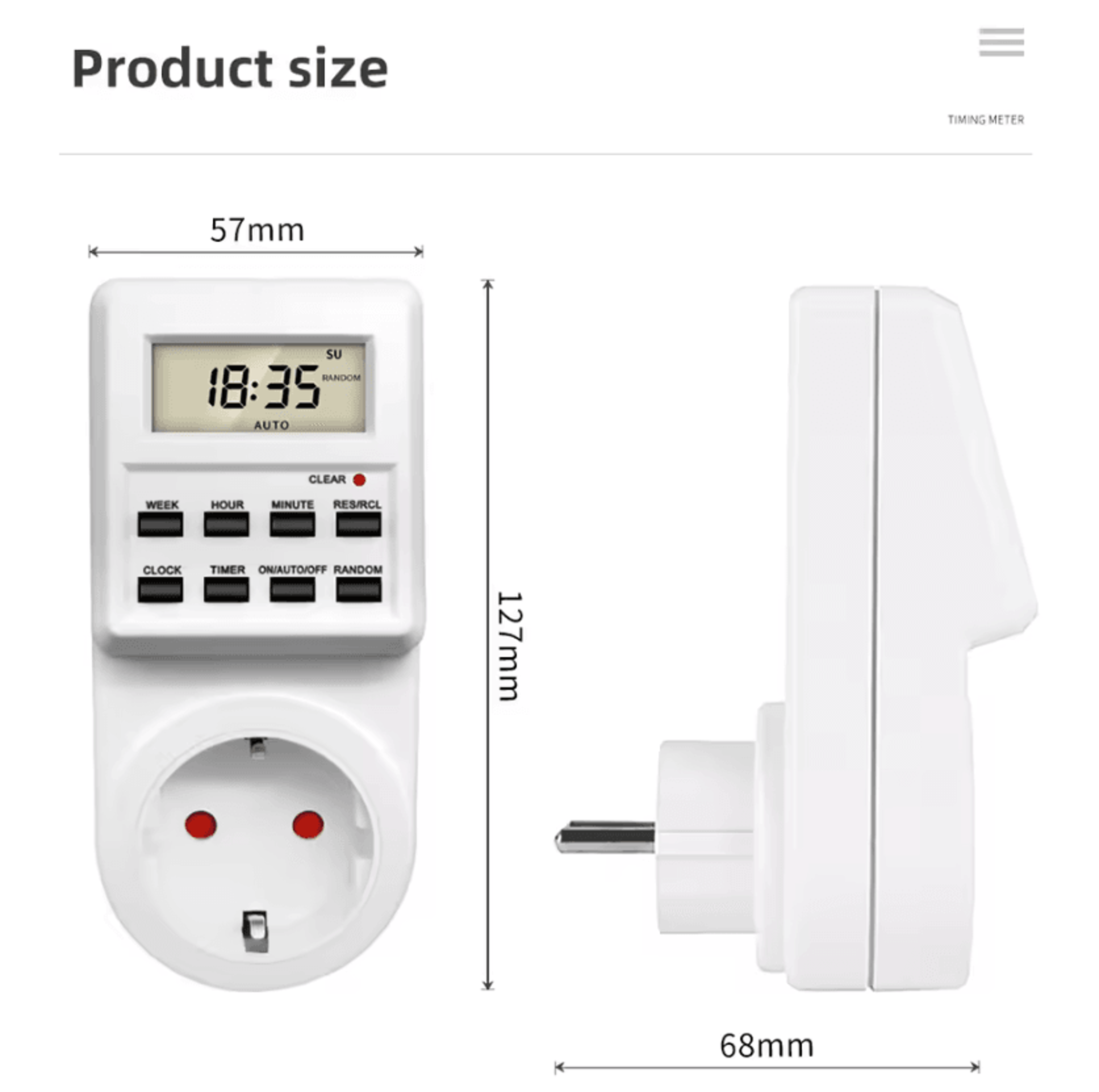 24 Hour Programmable Digital Timer Outlets 1
