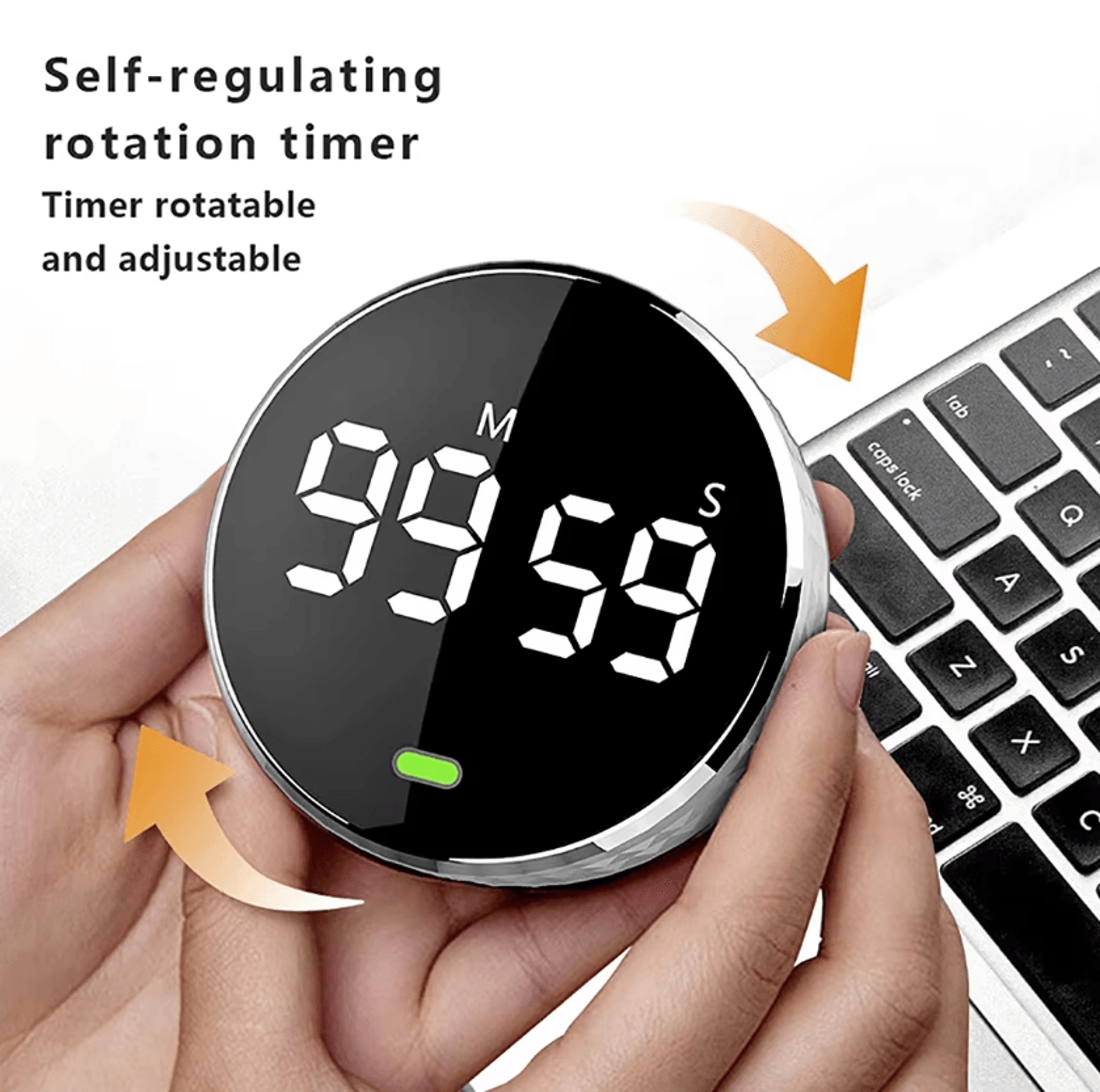 Magnetic Digital Kitchen Timer With Constant Light 3