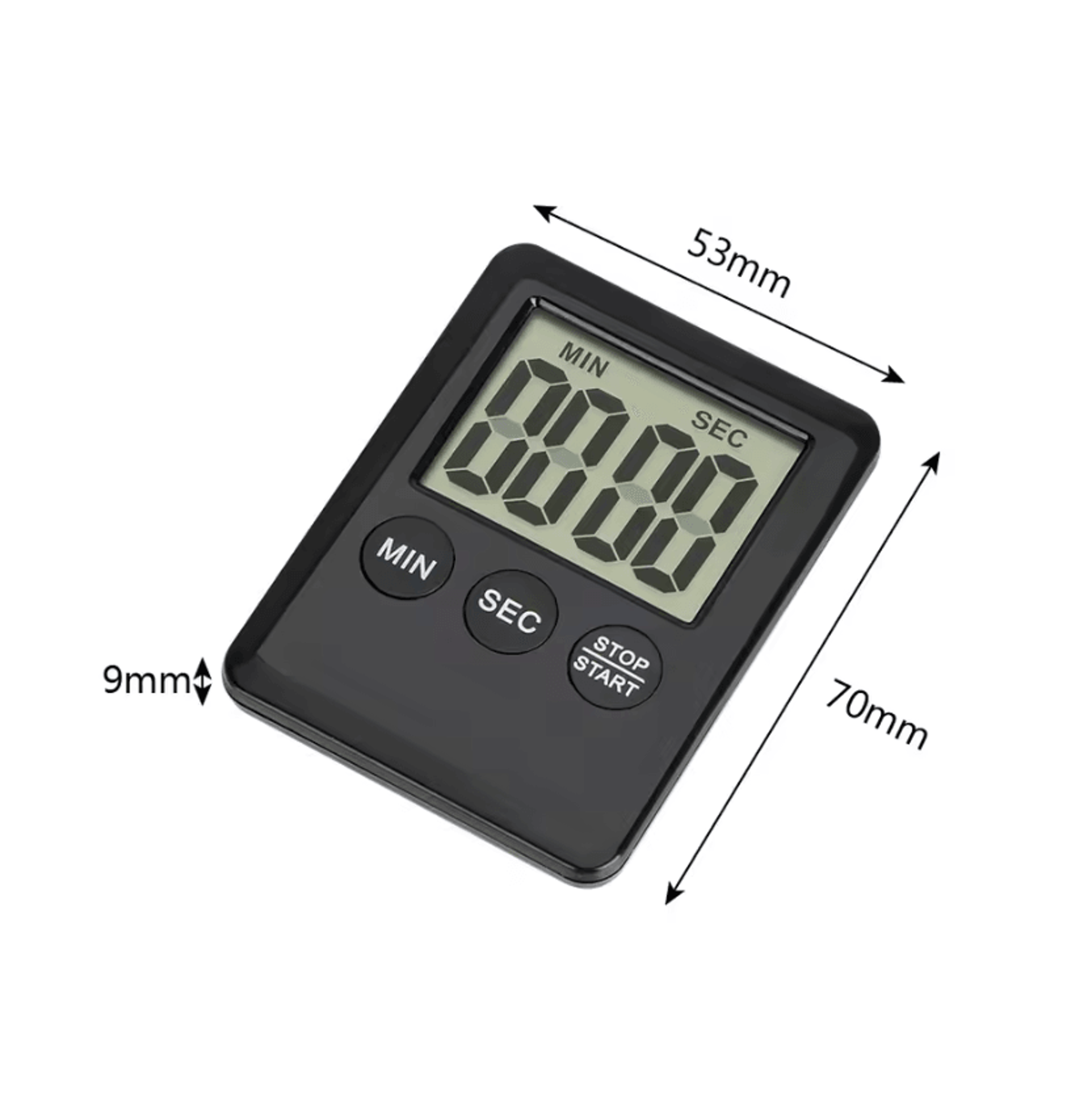 Large LCD Magnetic Digital Kitchen Timer 3