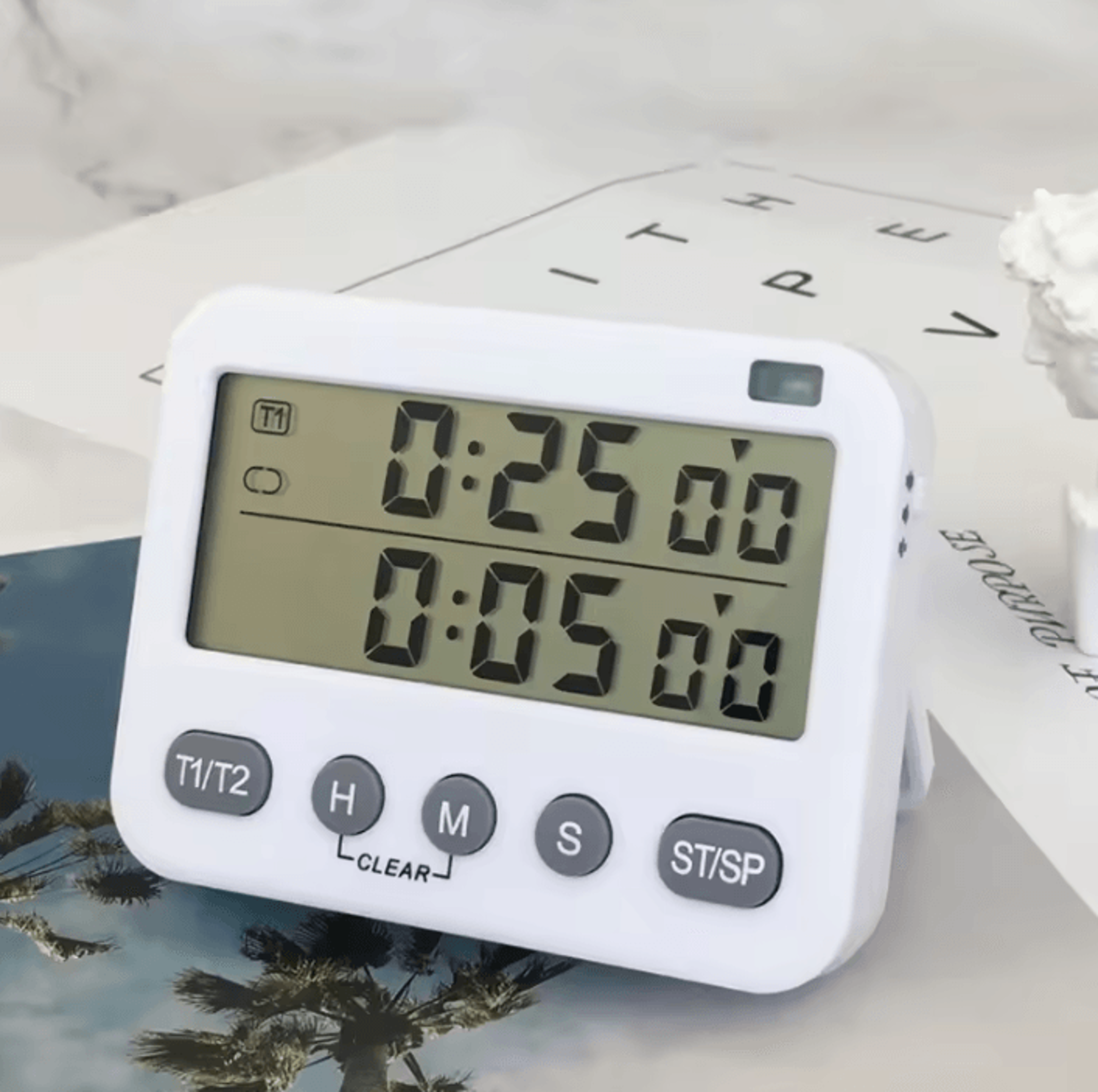 KXRE Dual Magnetic Digital Kitchen Timer 2