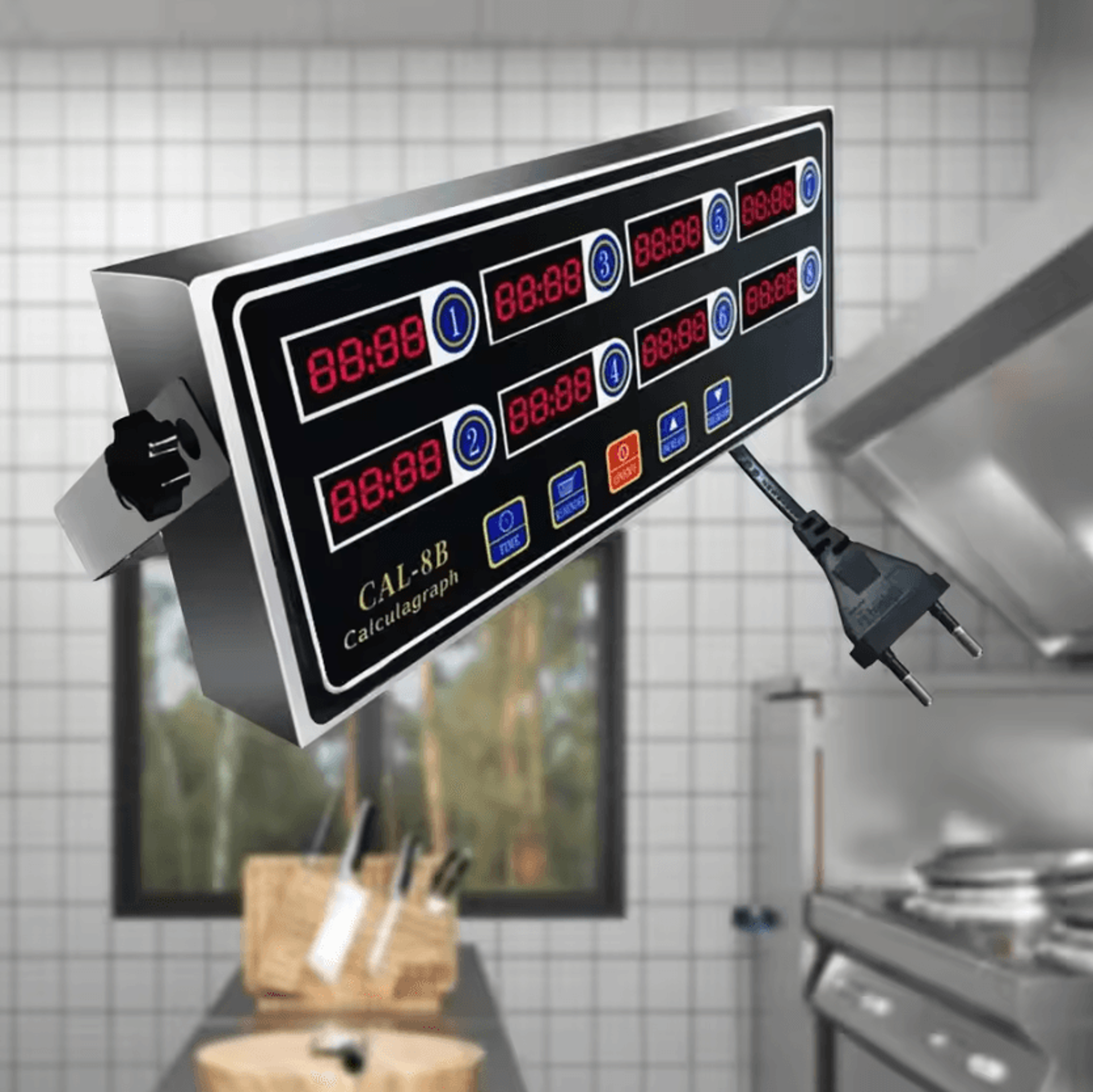 8 Channel Commercial Digital Restaurant Kitchen Timer 1