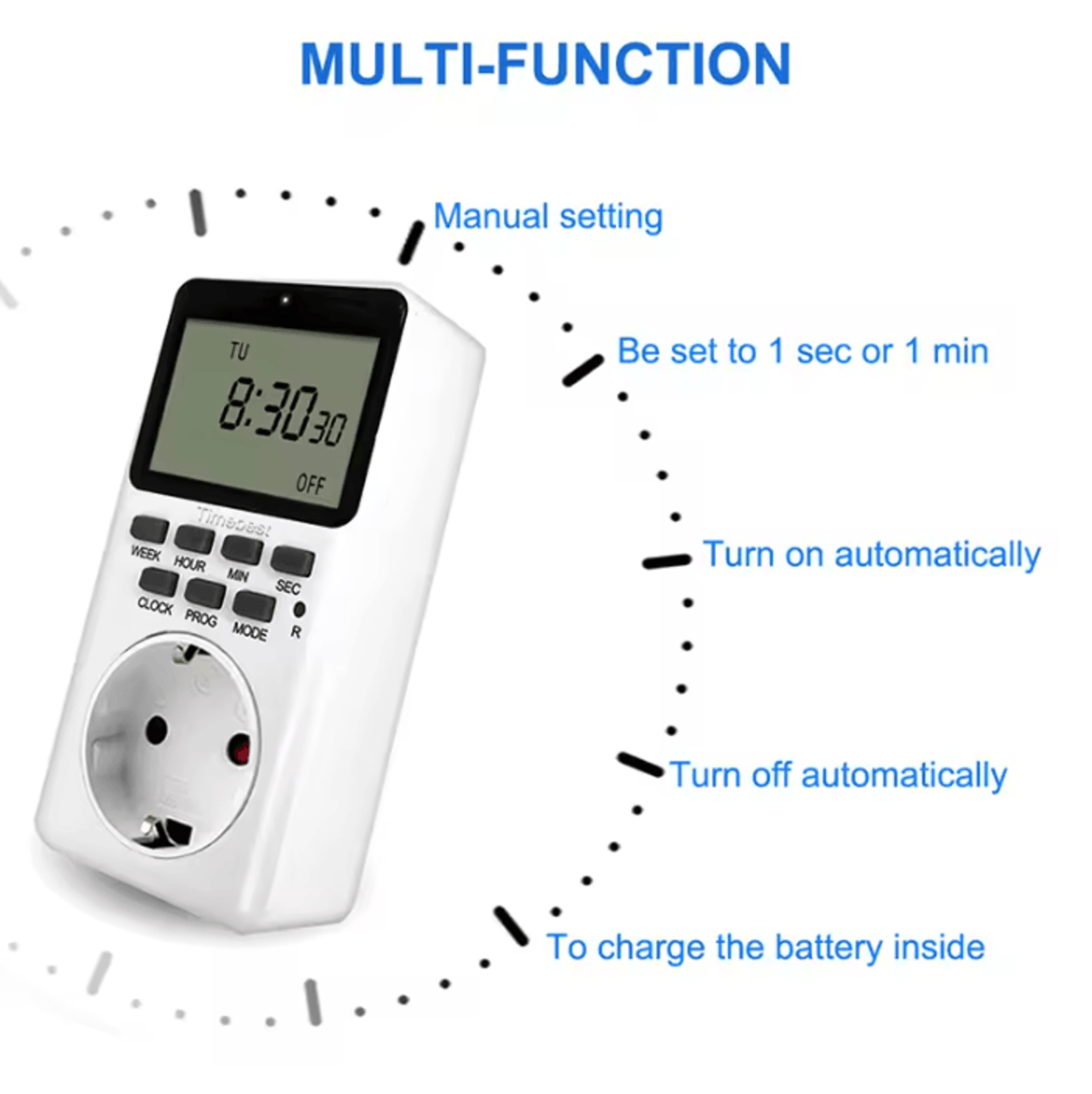 20 Program Weekly Digital Timer Outlet 3