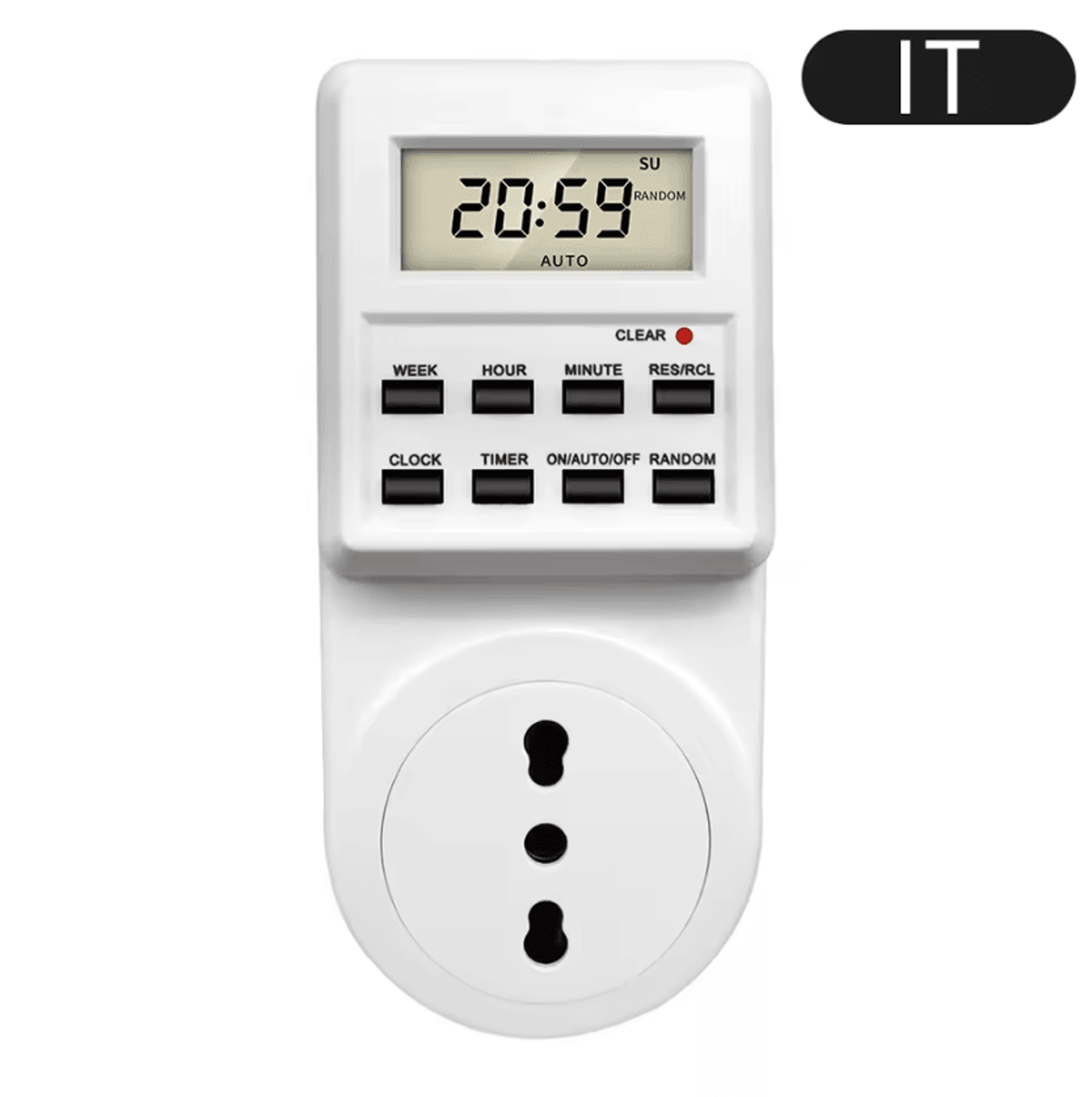 24 Hour Programmable Digital Timers Outlets 4