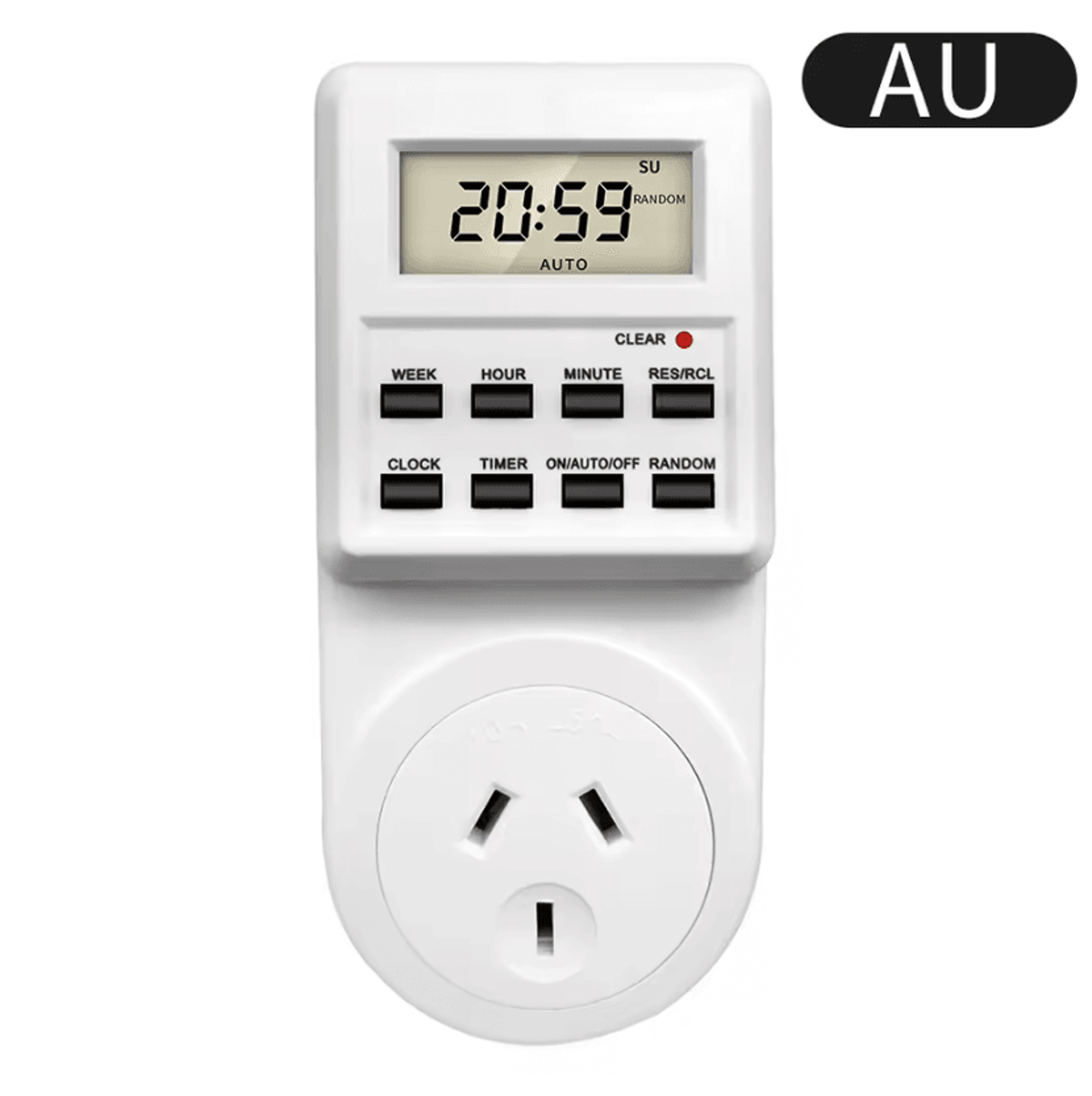 24 Hour Programmable Digital Timers Outlets 7