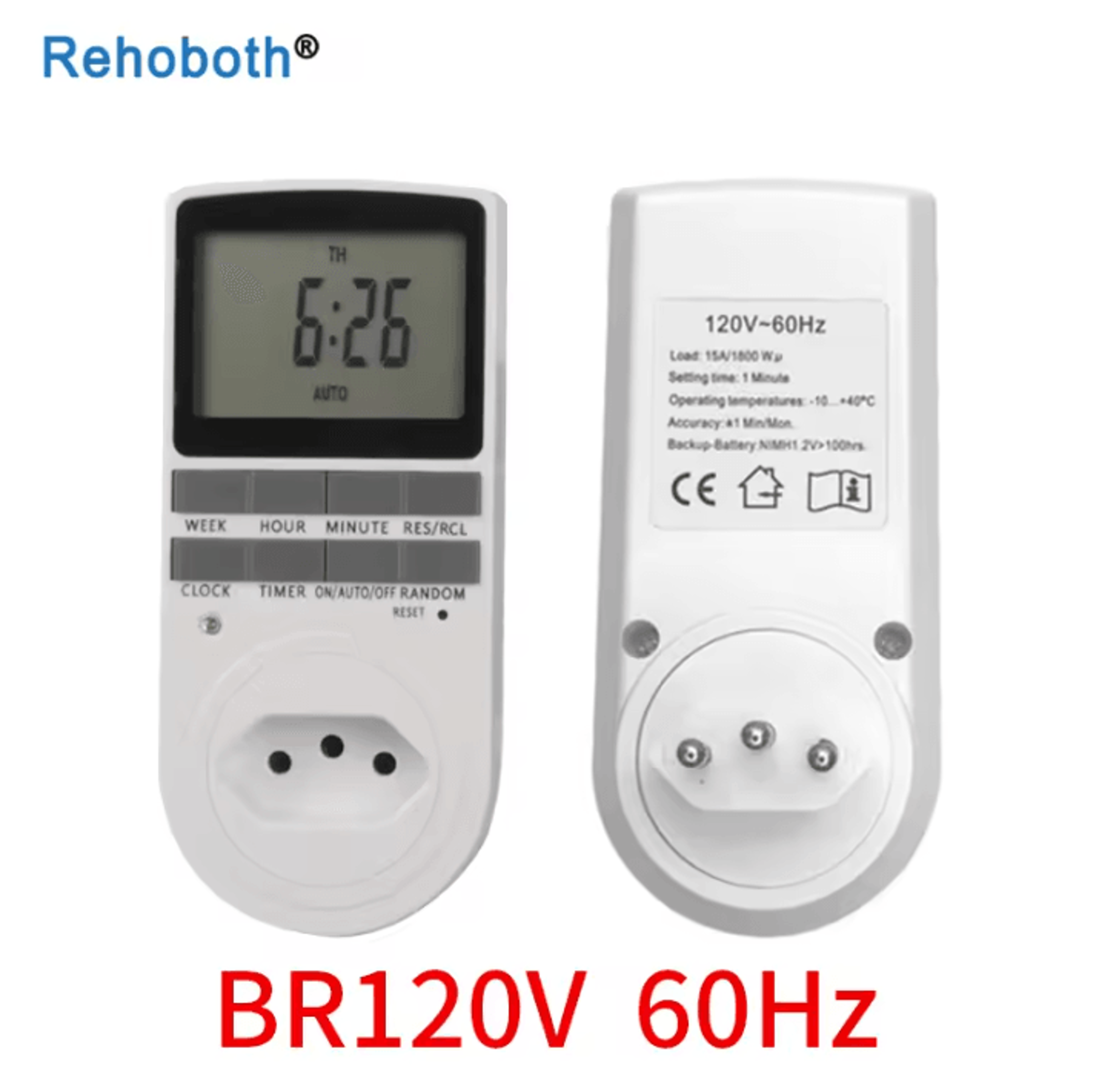 7 Day Programmable Digital Timer Socket 4