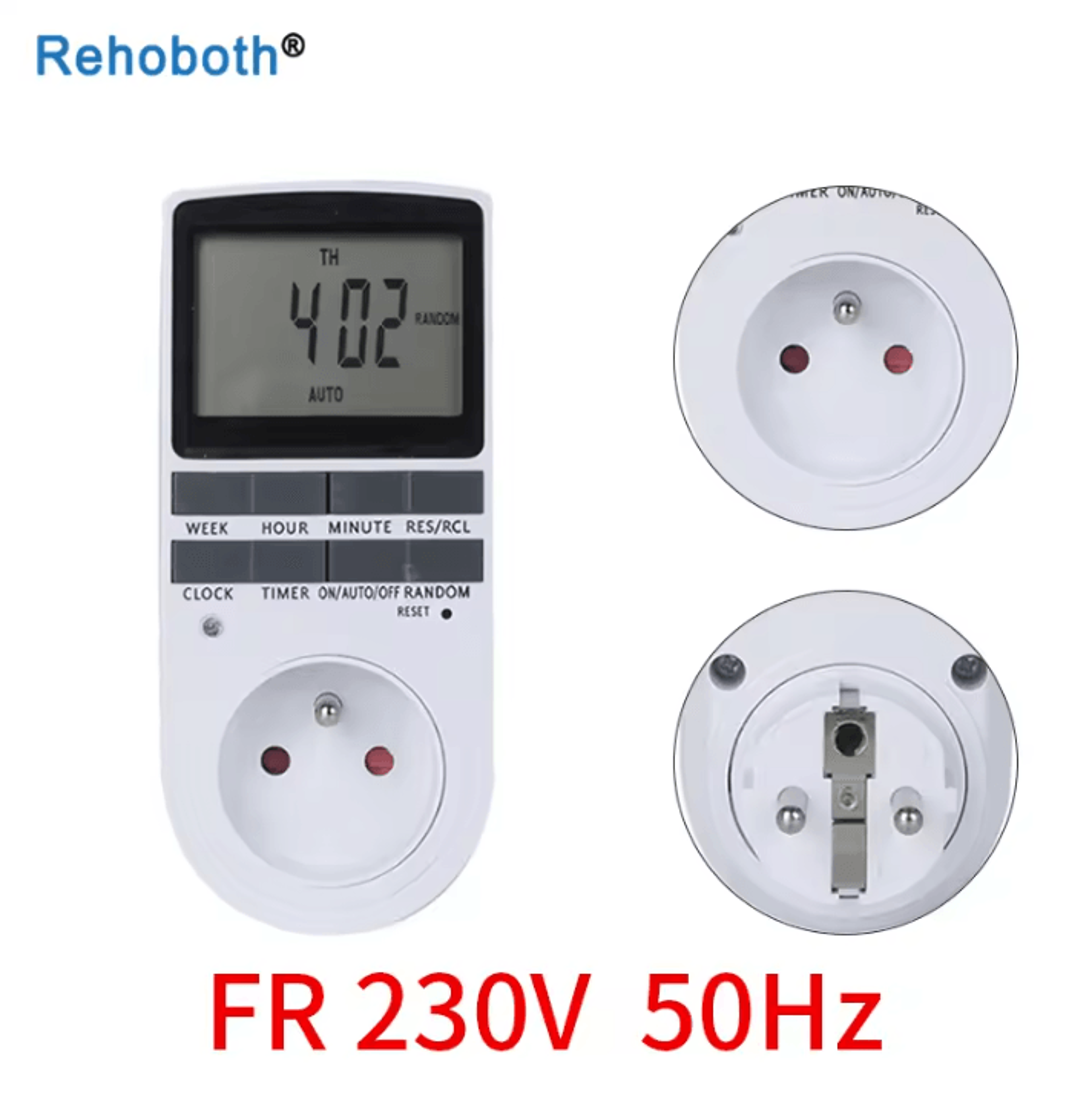 7 Day Programmable Digital Timer Socket 1