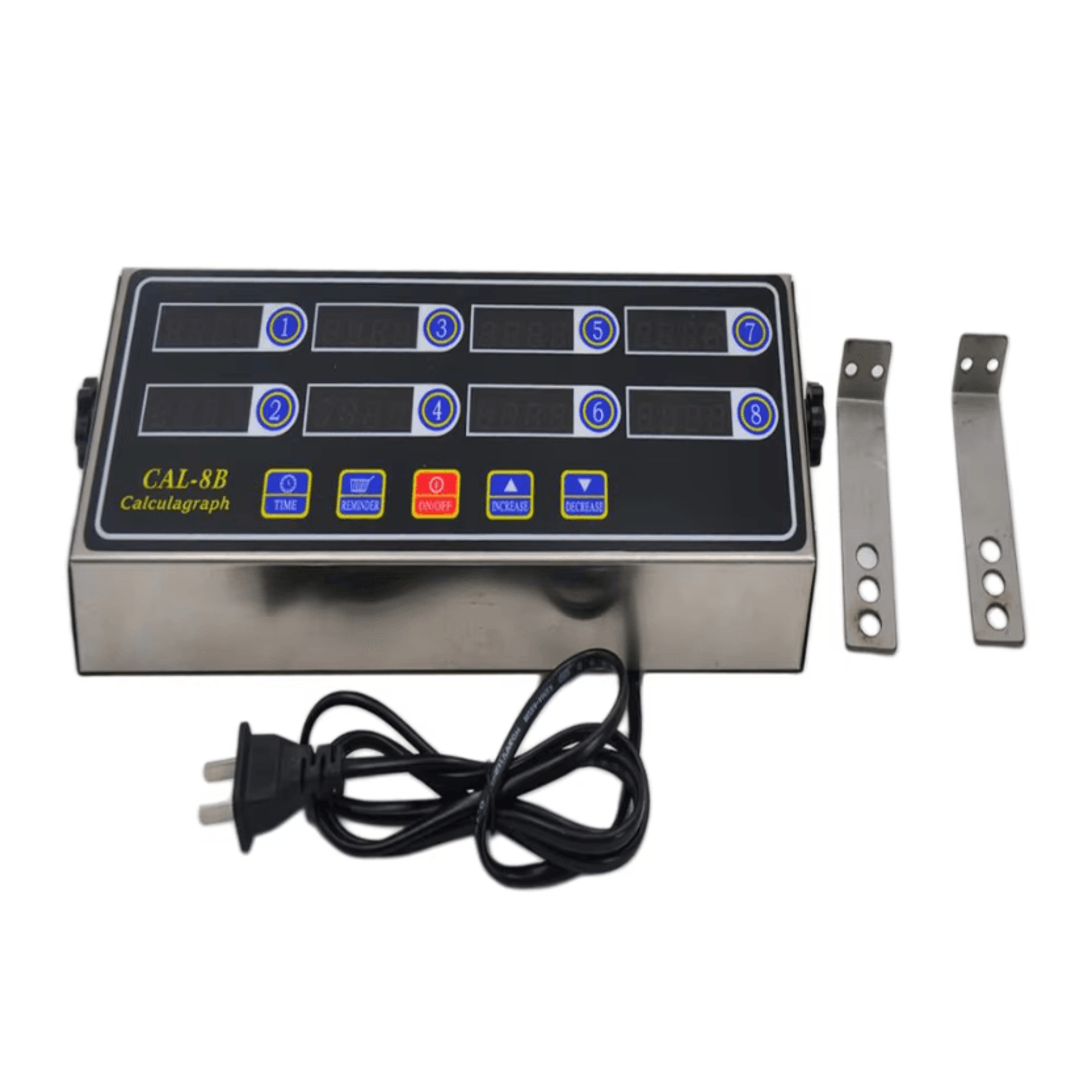 CAL8B Portable 8 Channel Commercial Kitchen Timer 1