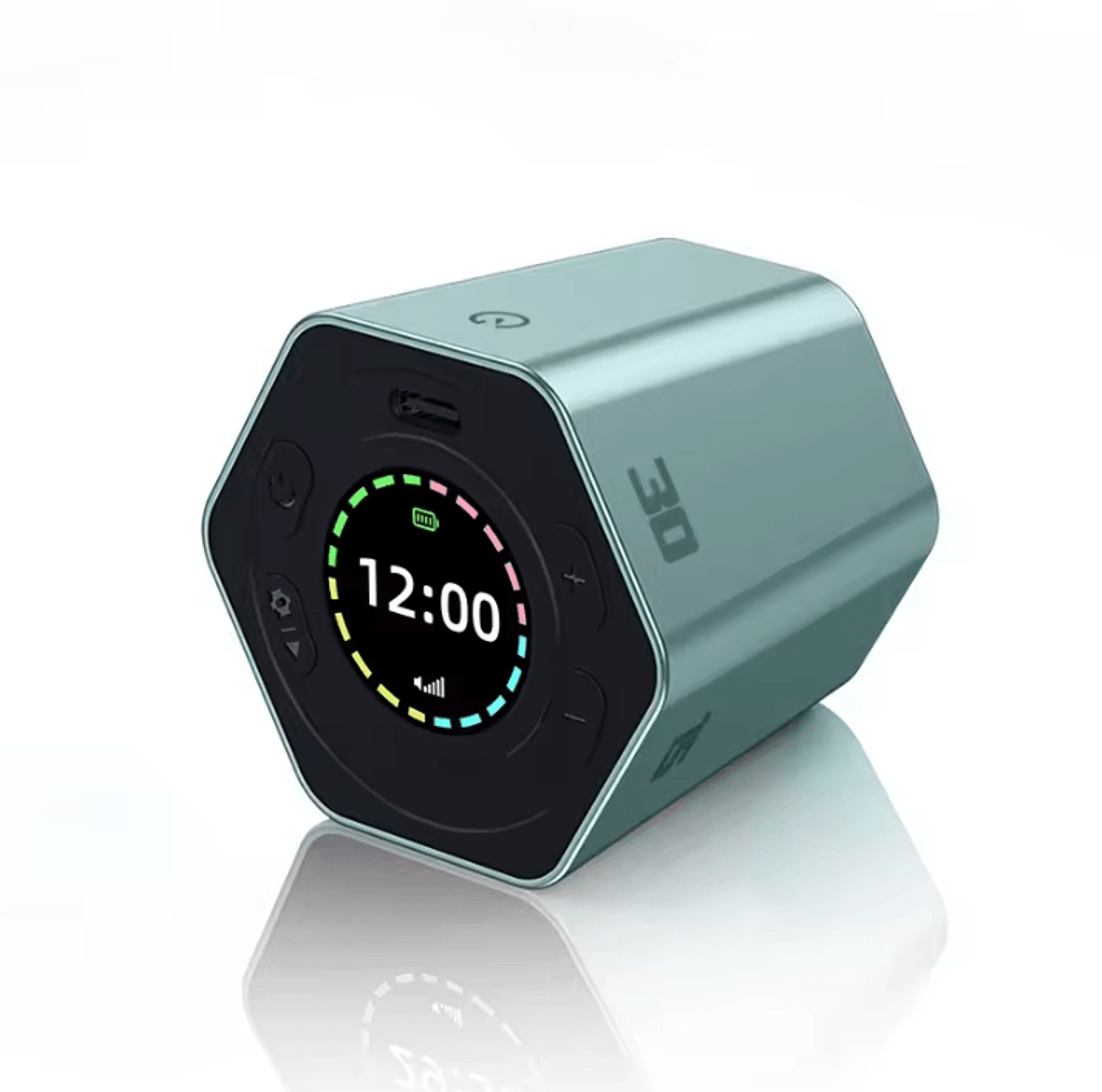 Hexagon LED Flip Digital Countdown Timer 5