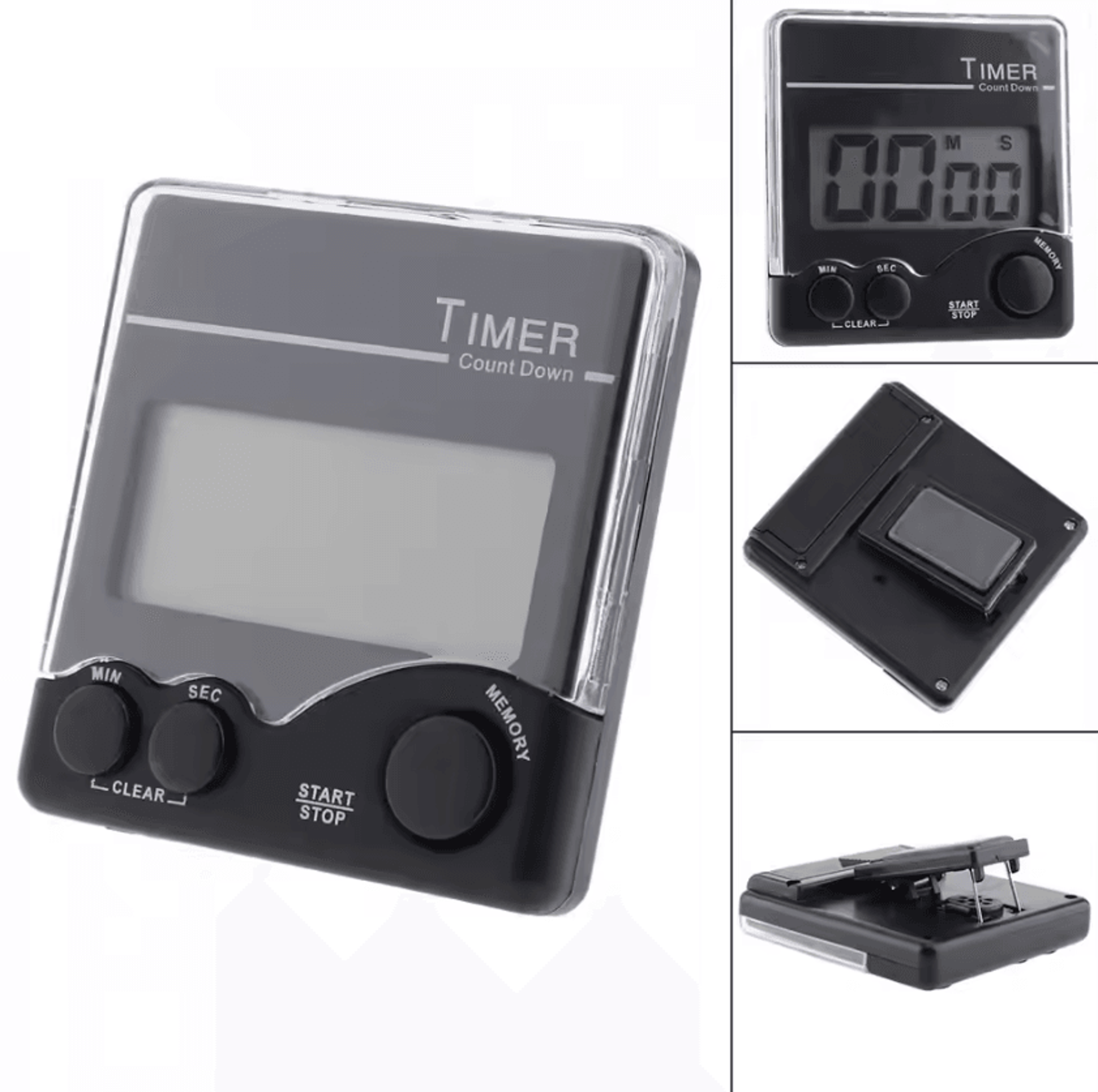 Portable Magnetic Digital Timer With Large LCD Display 1