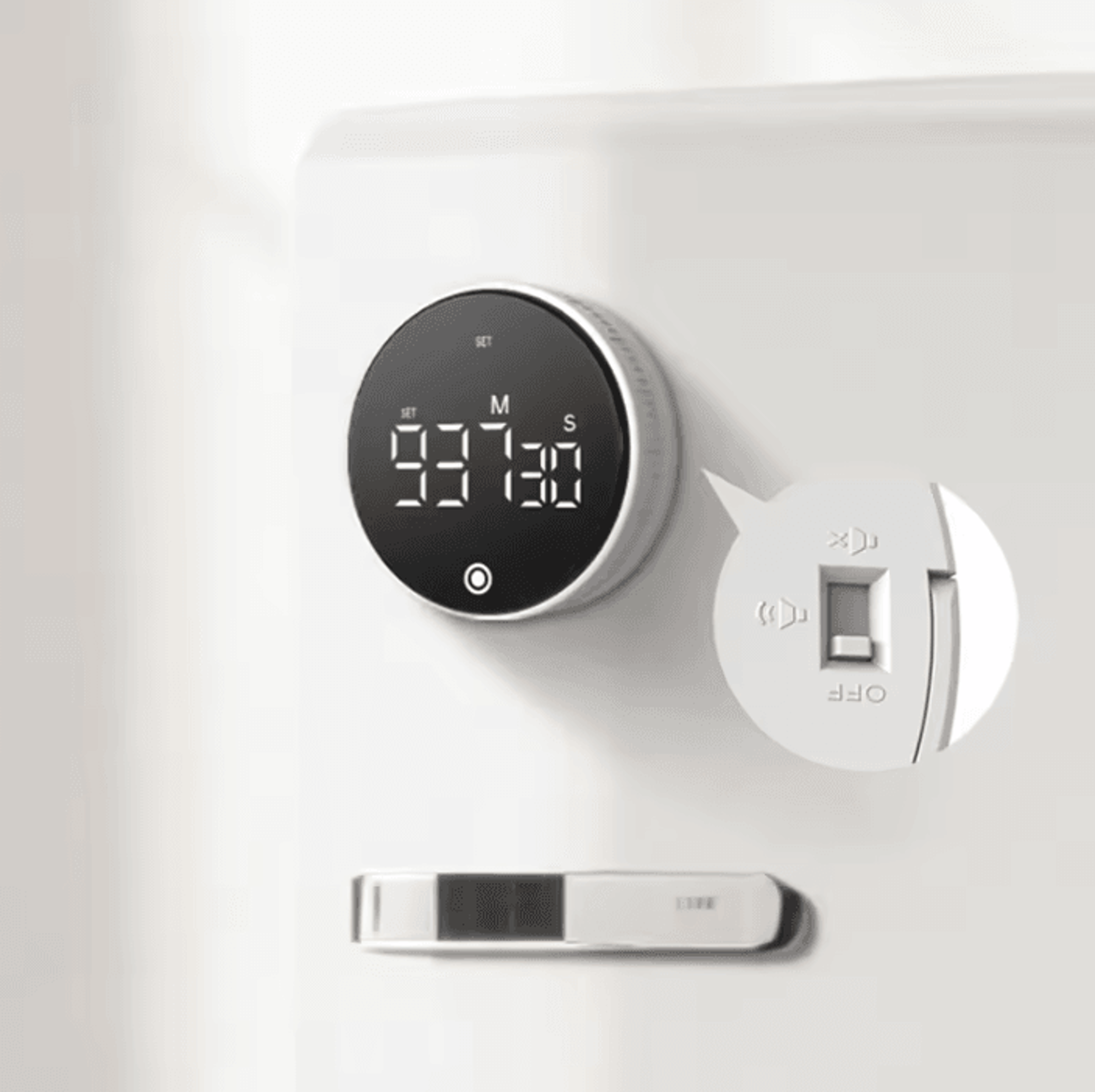 Magnetic Spin Digital Kitchen Countdown Timer 0