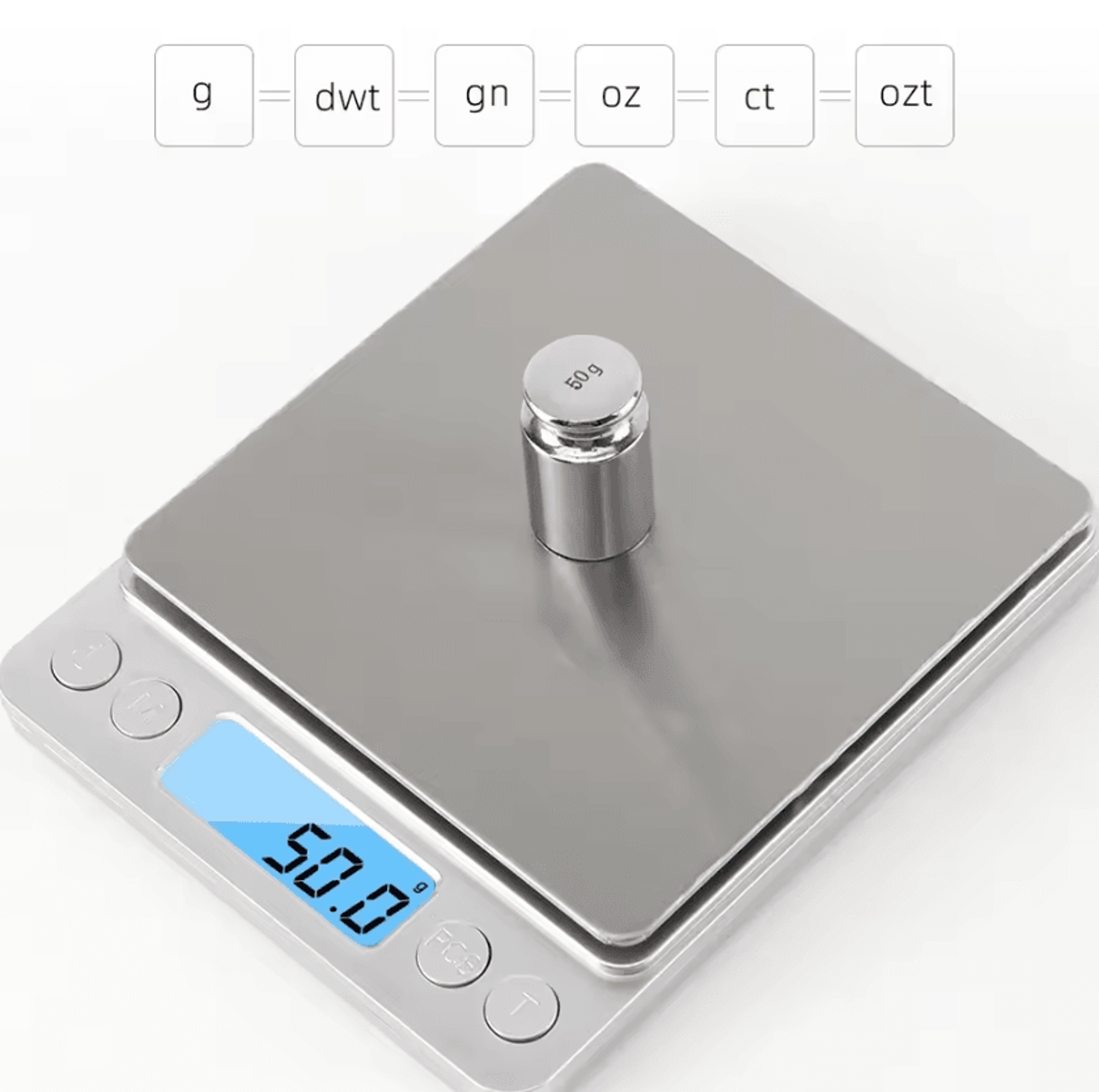 3000g X 01g Mini Digital Precision Scale With LCD Display 0