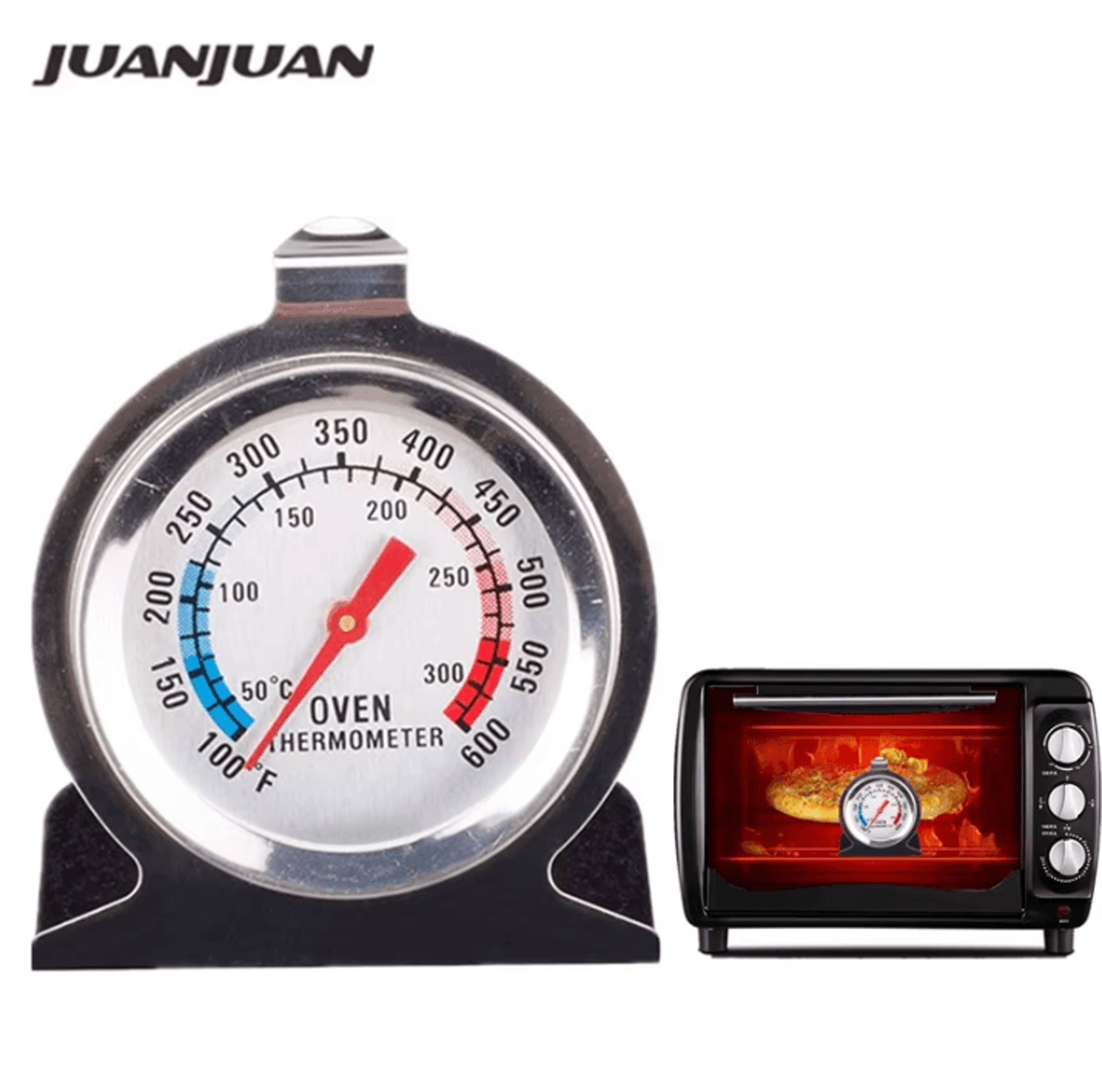 Stainless Steel Large Dial Oven Thermometer For Baking And Cooking 0