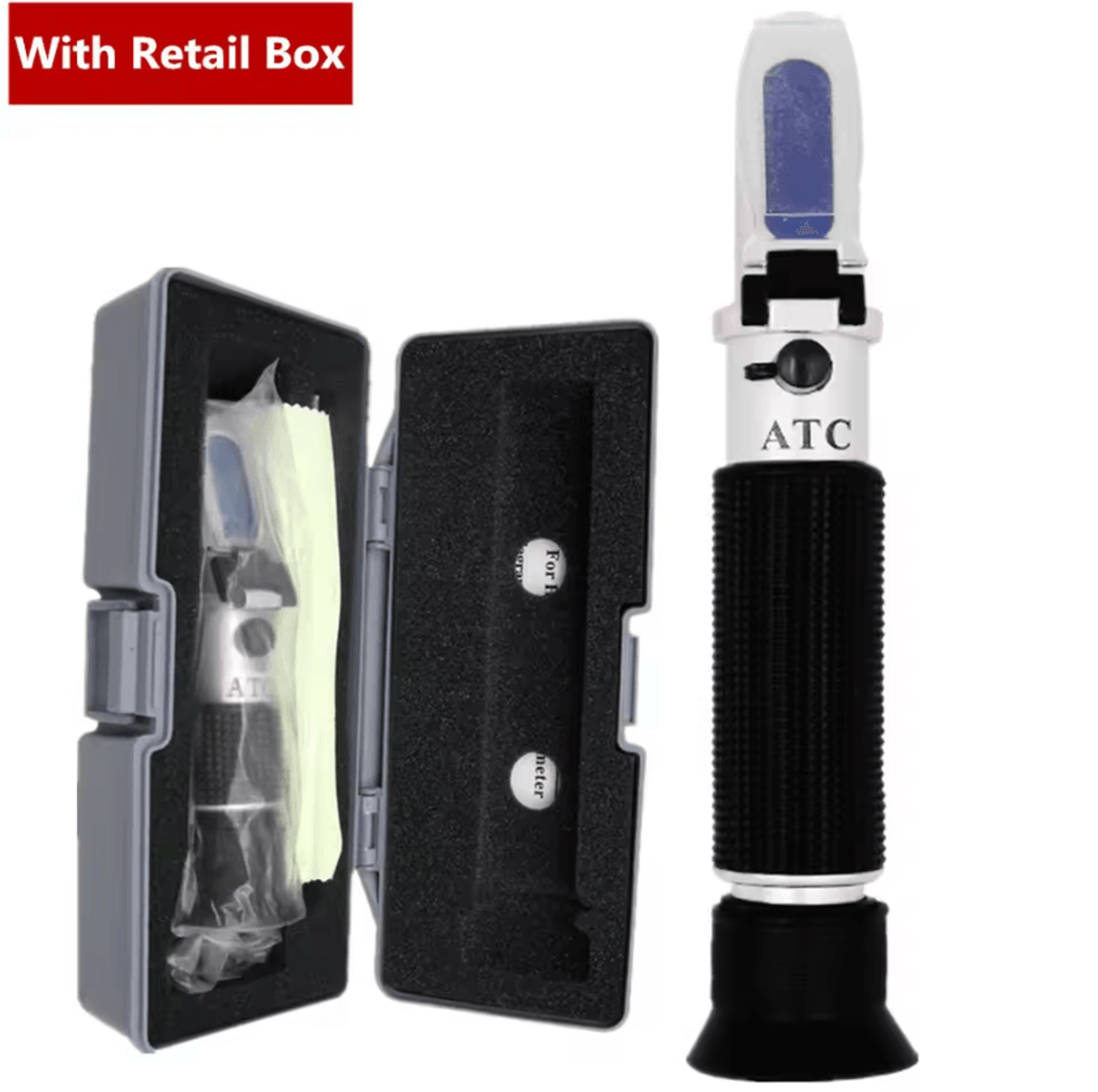 010 Brix Handheld Sugar Refractometer With ATC 6