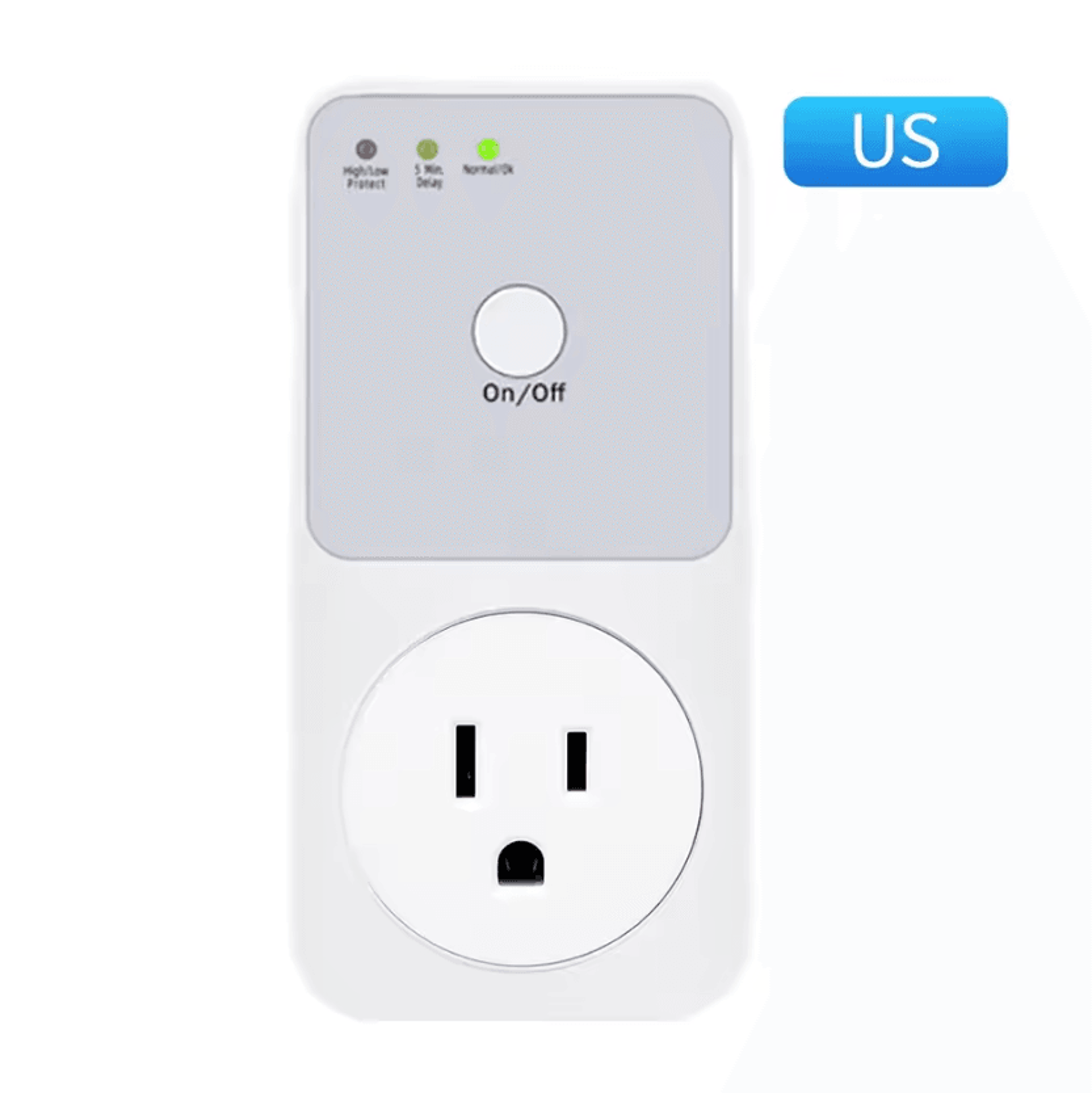 220V Automatic Refrigerator Voltage Protector And Surge Protection Socket 7