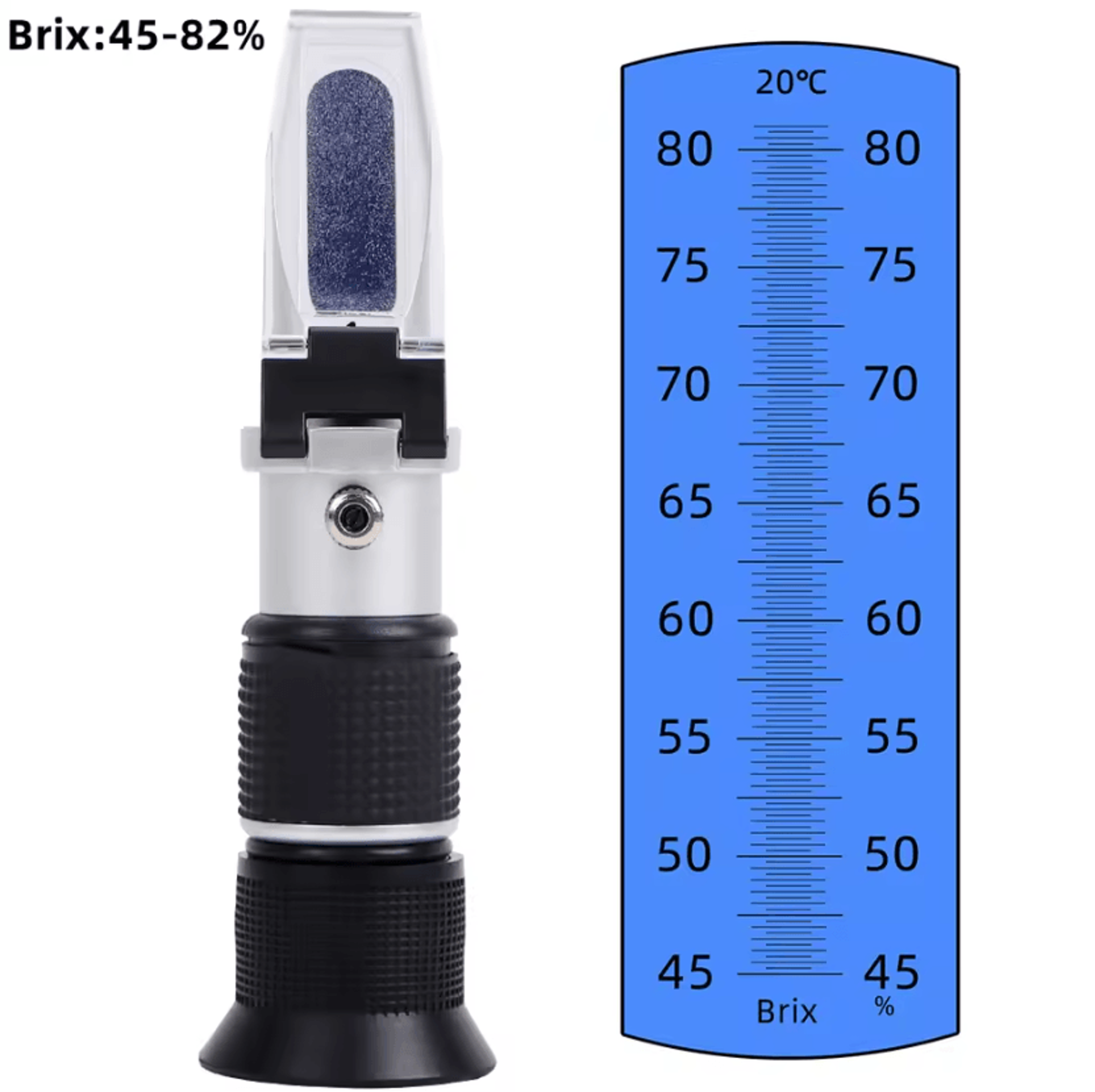 Handheld Brix Refractometer Sugar Concentration Tester 7
