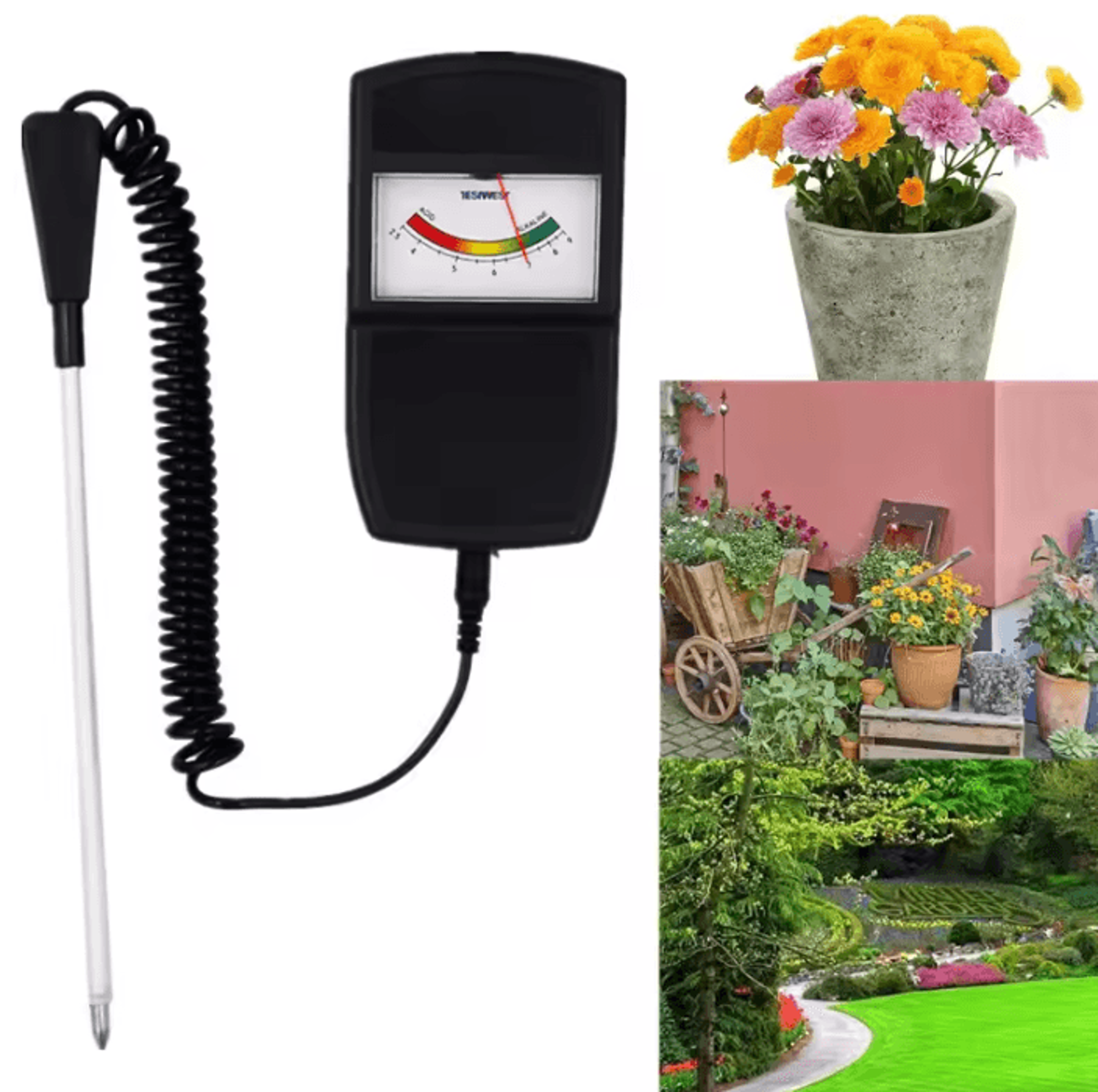 3 In 1 Soil PH Moisture And Light Tester For Garden Plants 0