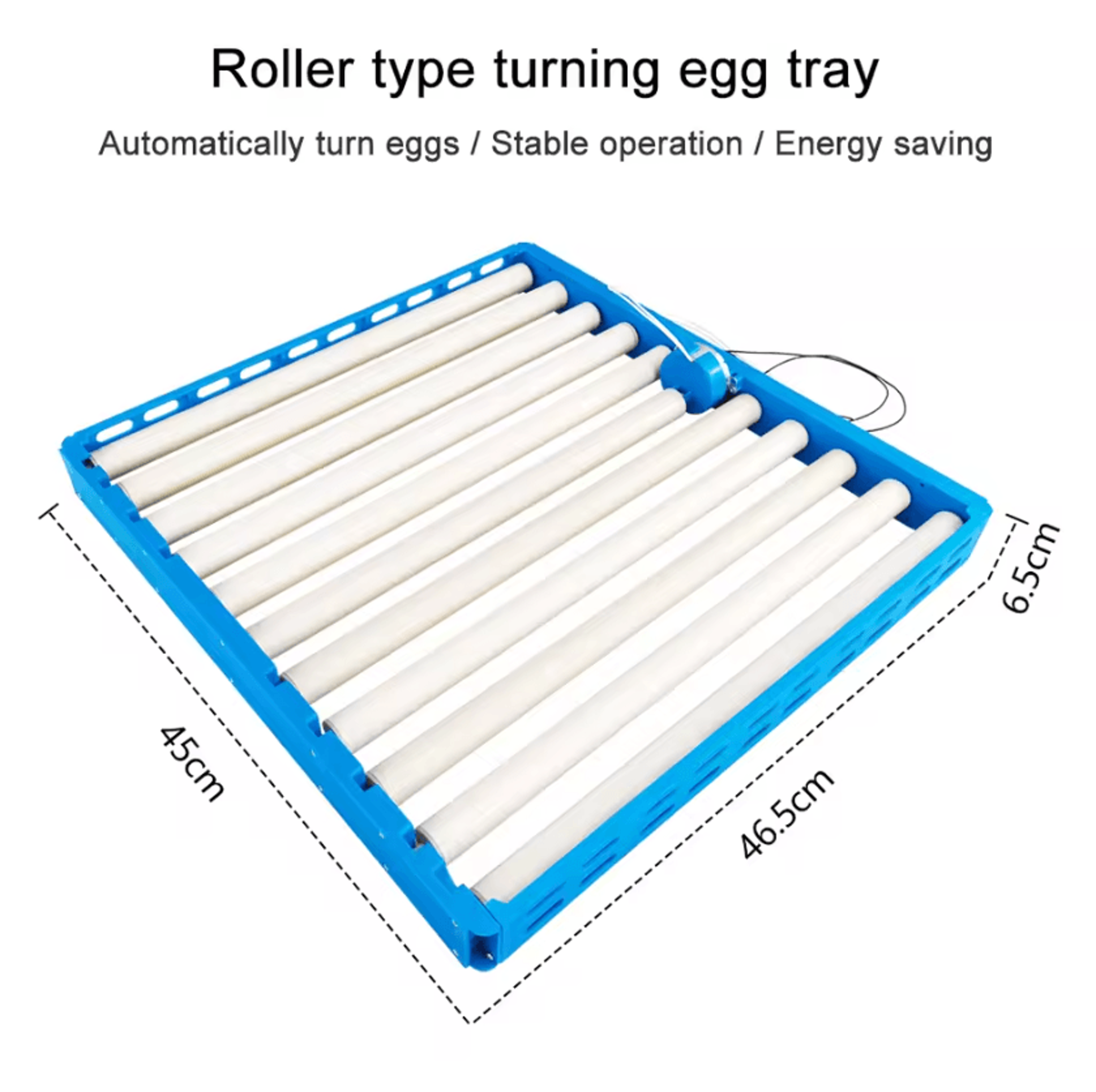70108 Egg Automatic 360 Degree Incubator Turner Roller Tray 2