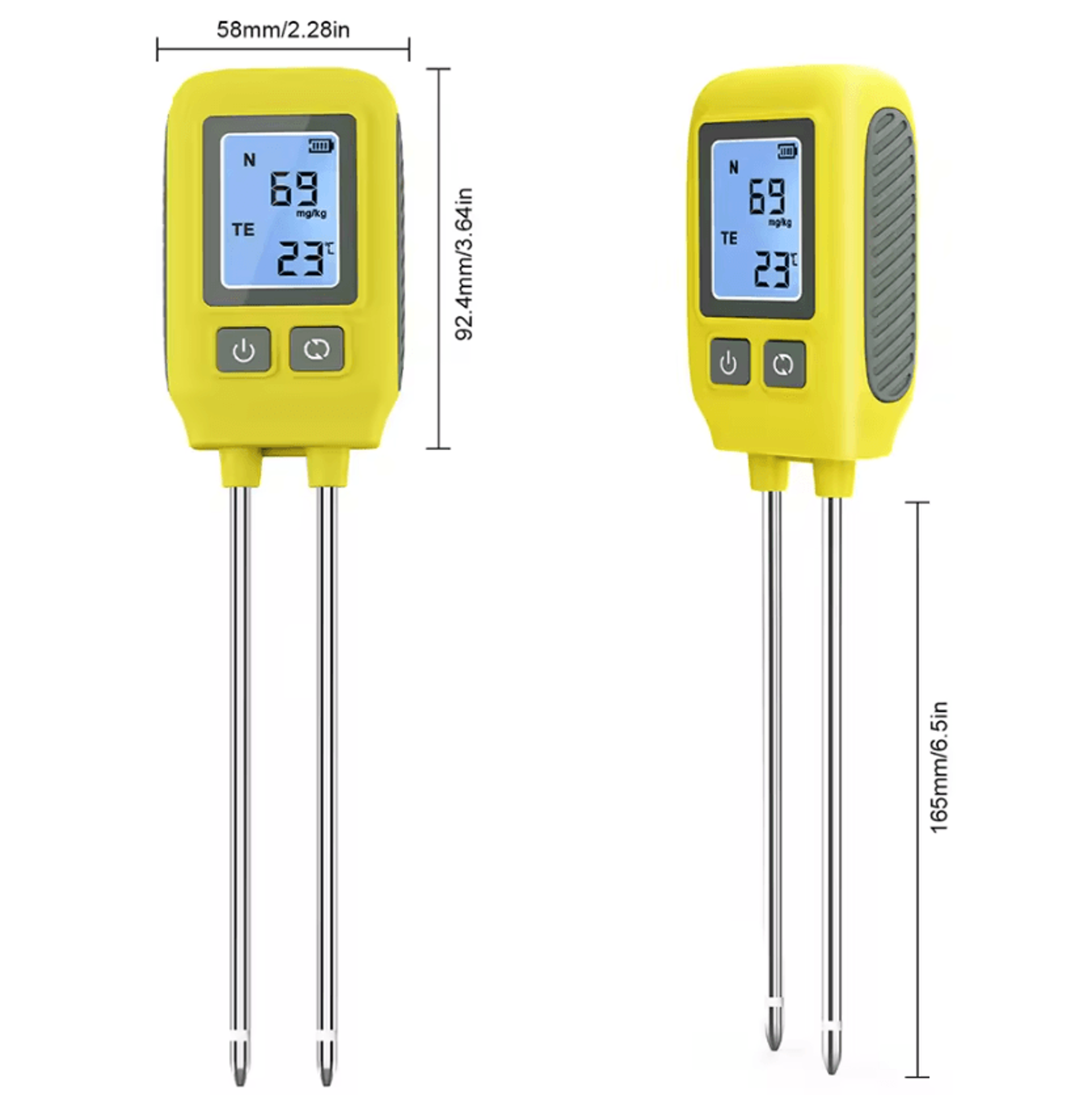 Digital Soil NPK Nutrient And Temperature Meter For Garden And Farm 4