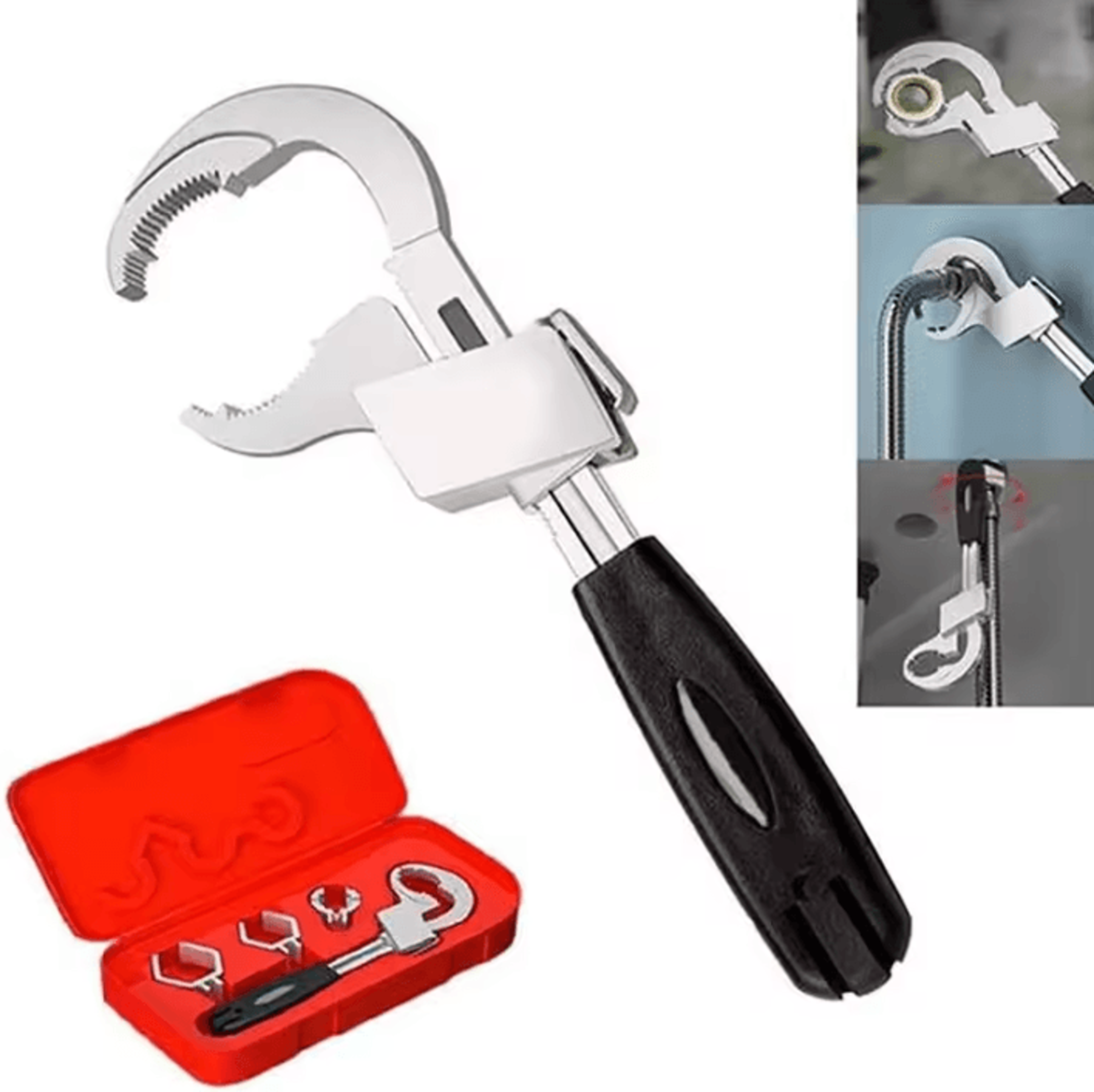 Universal Adjustable Sink Wrench For Bathroom Plumbing Repair 0