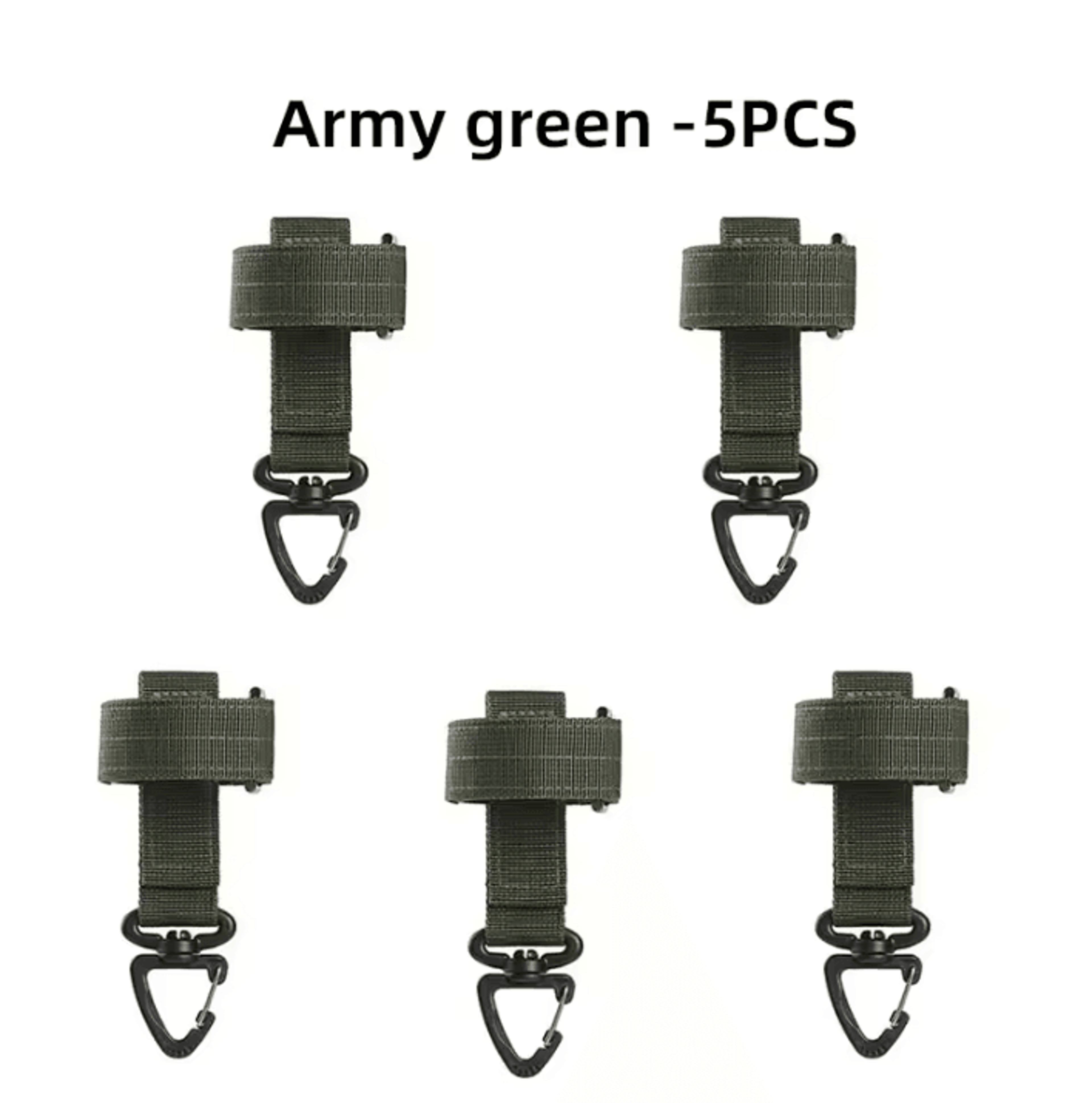 Tactical MOLLE Gear Clip Keychain And Glove Holder 11