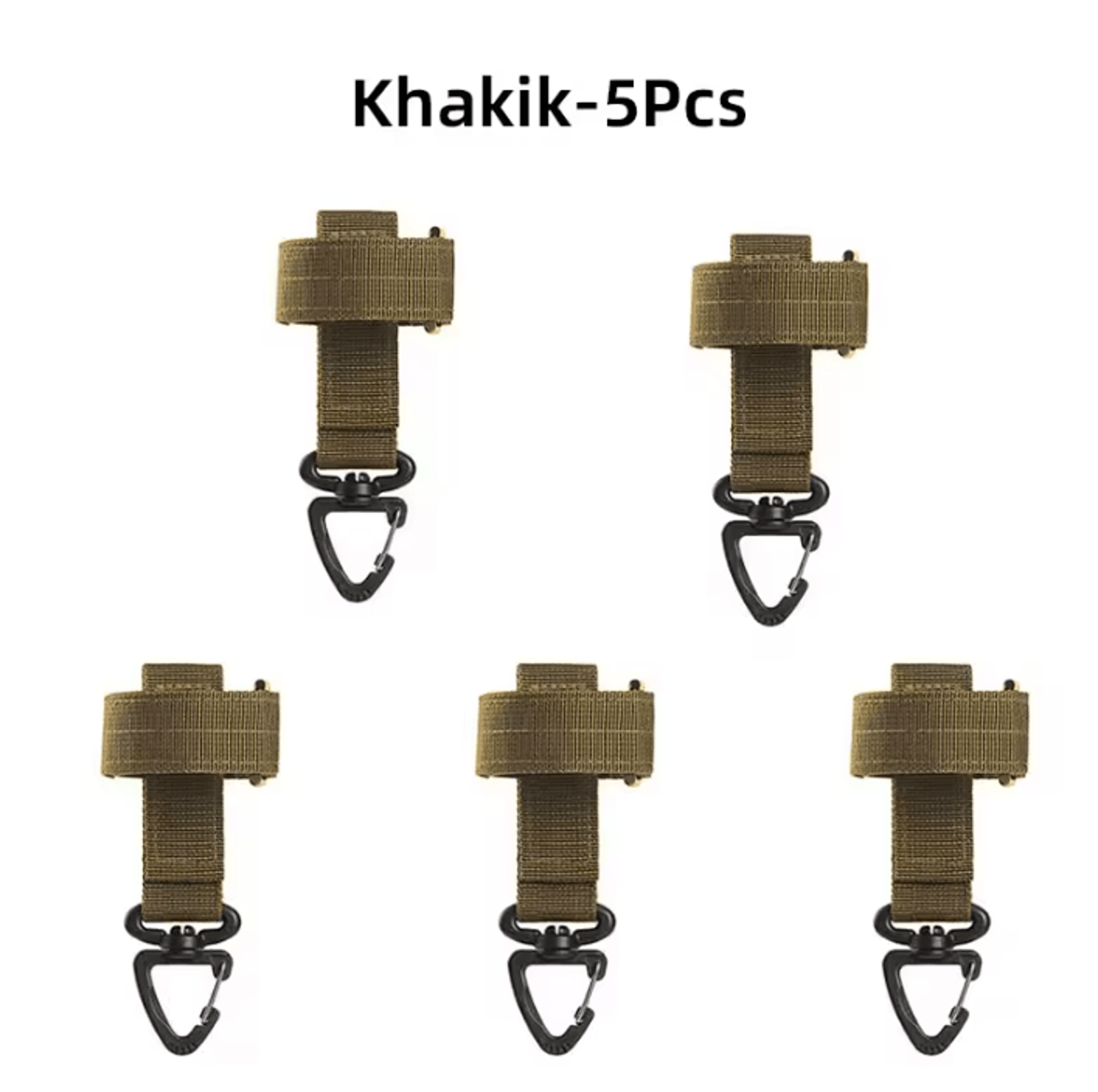 Tactical MOLLE Gear Clip Keychain And Glove Holder 12
