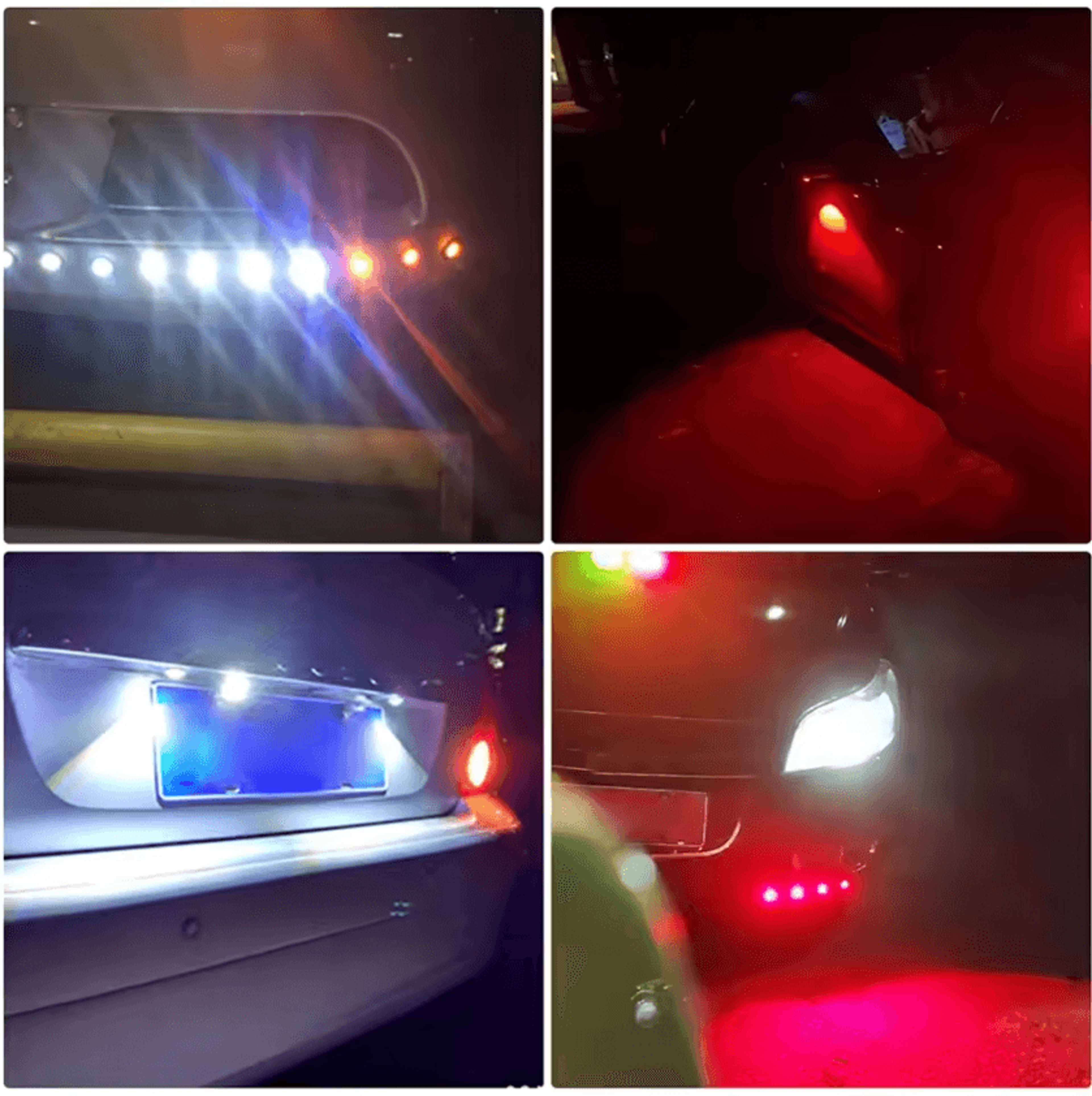 2 Piece Super Bright Motorcycle LED Eagle Eye Signal Lights 3