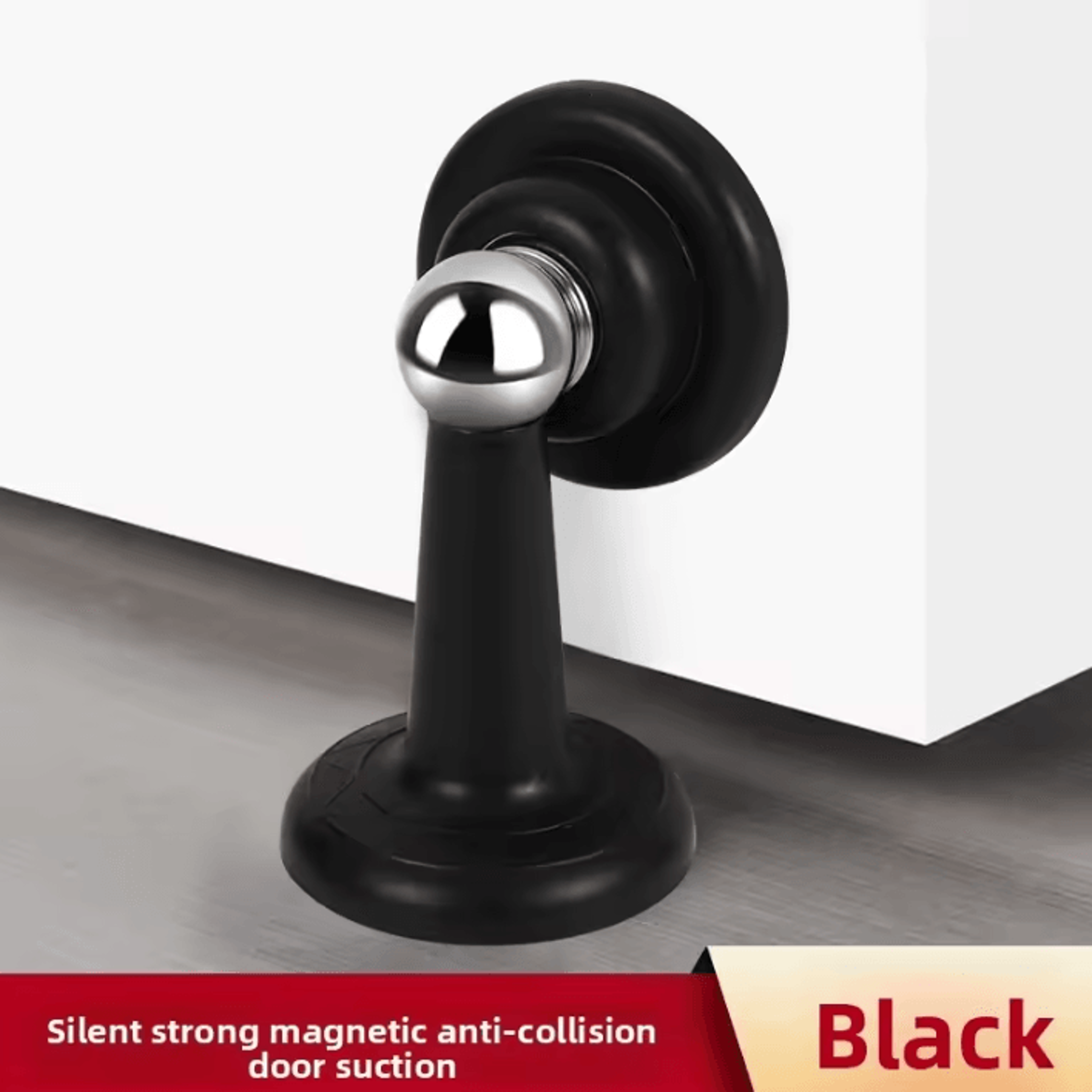 No Drill Silicone Magnetic Door Stopper And Wall Protector 8