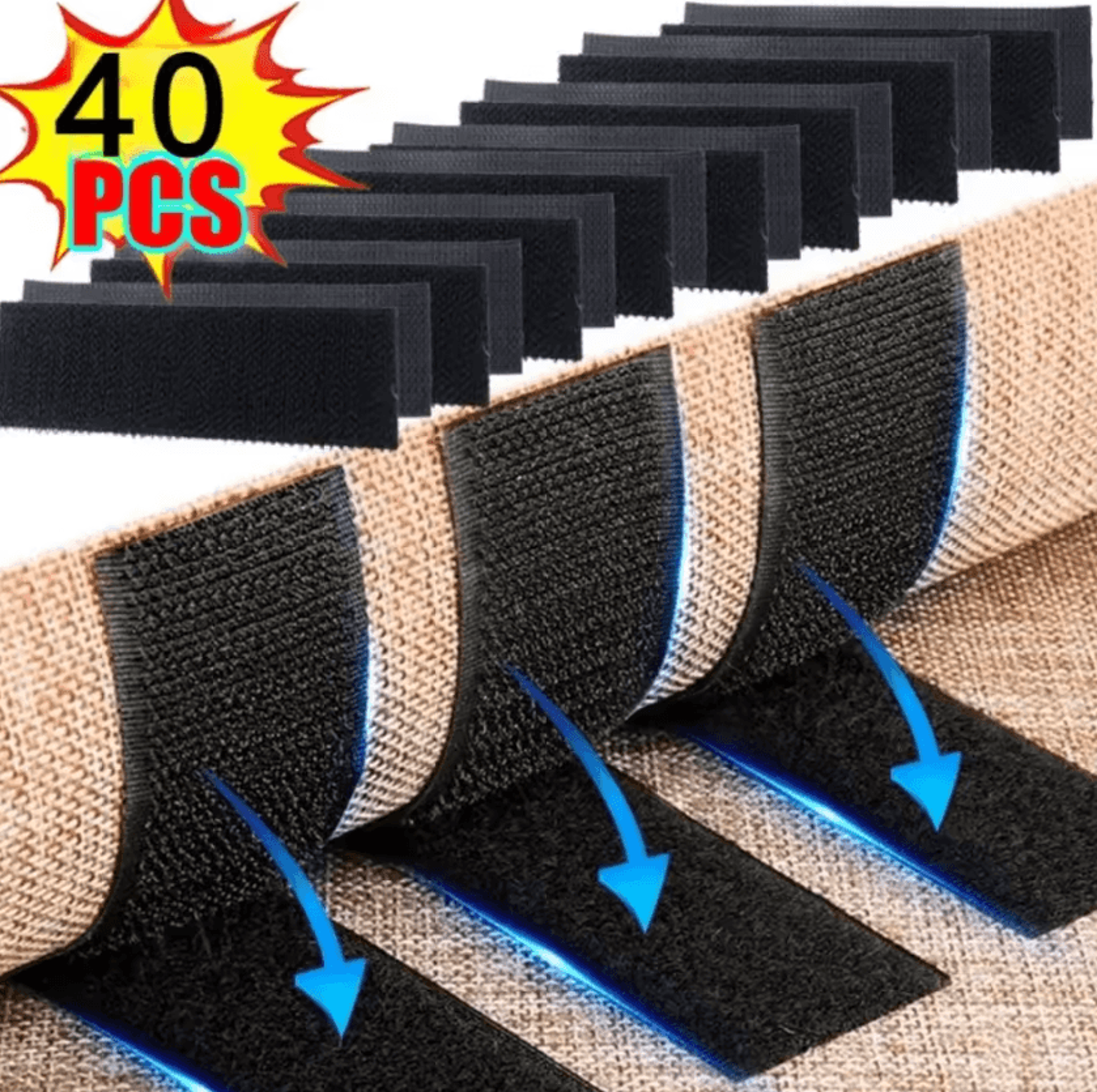 Self Adhesive Non Slip Carpet Fixing Stickers 0