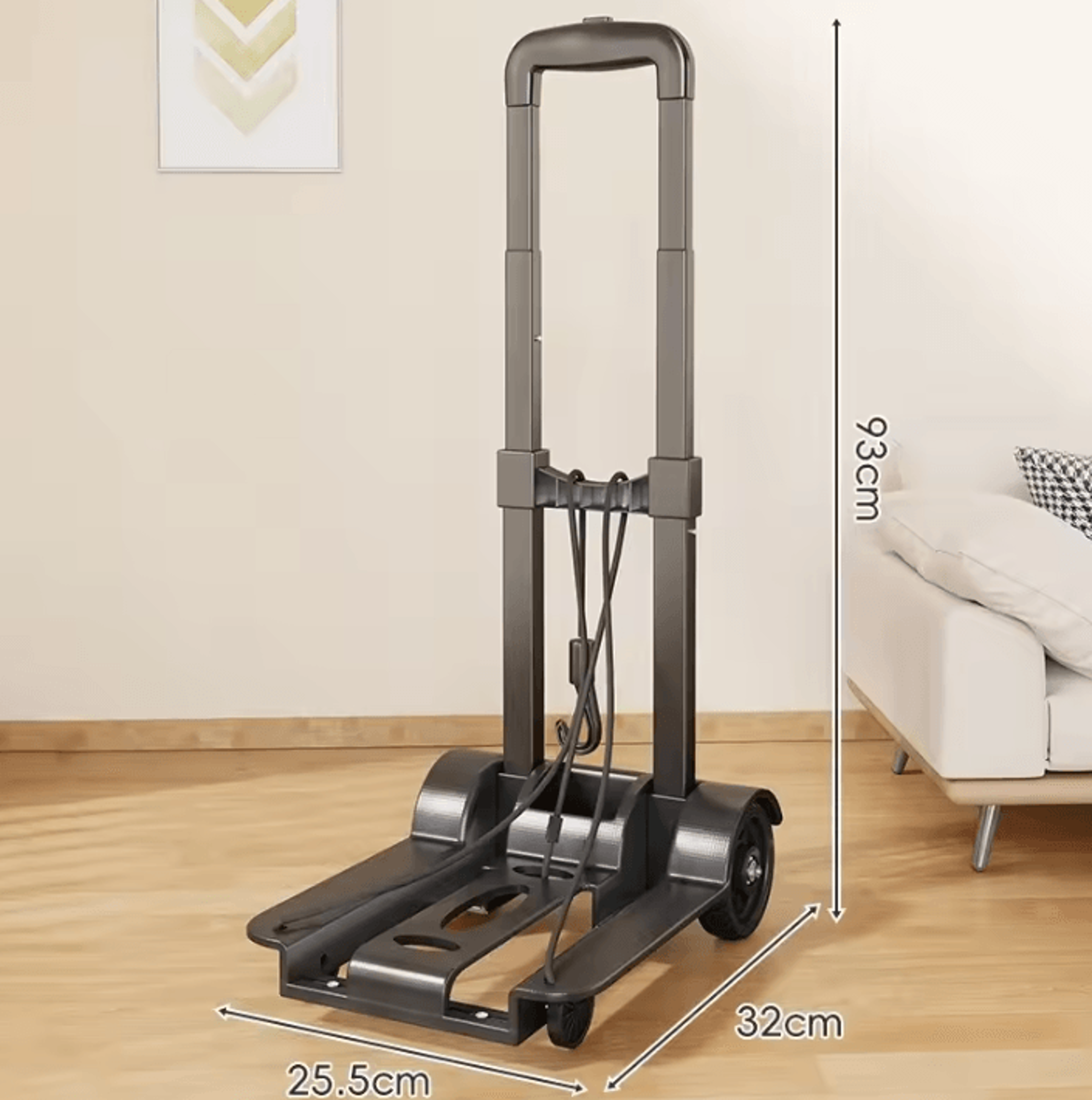 Portable Folding Luggage Trolley Cart 4