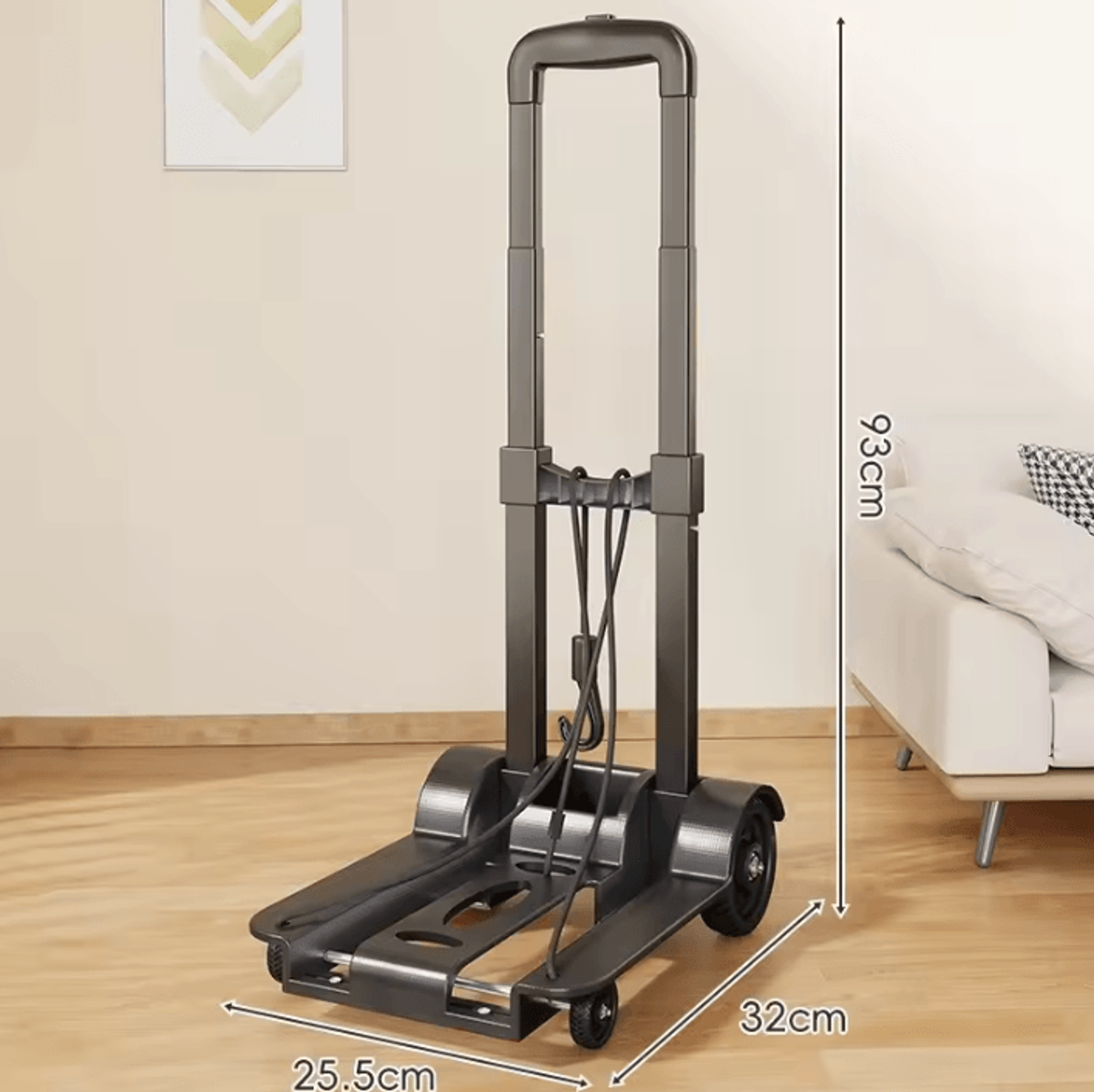 Portable Folding Luggage Trolley Cart 5