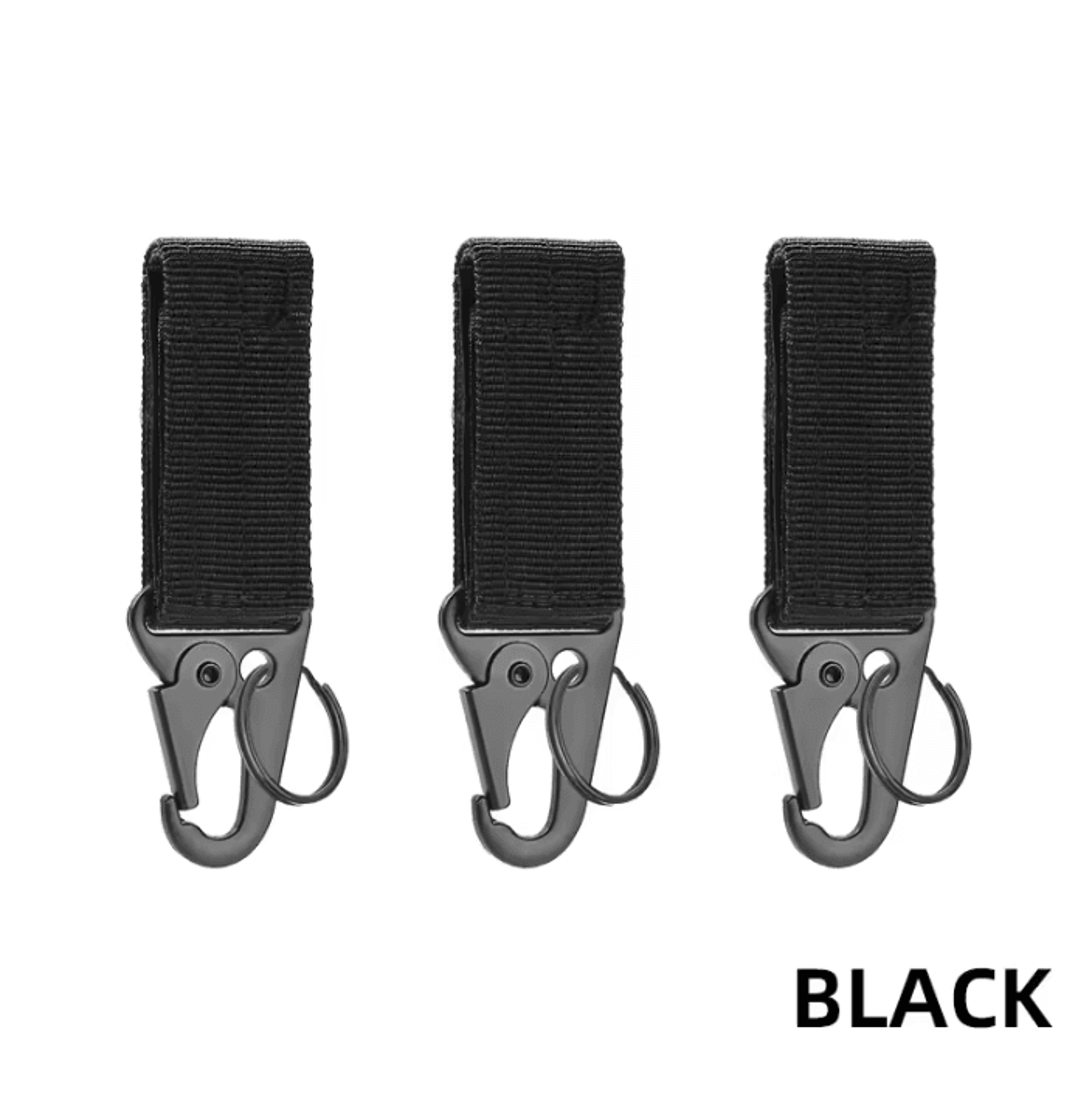 High Strength Nylon MOLLE Carabiner Key Hook 4