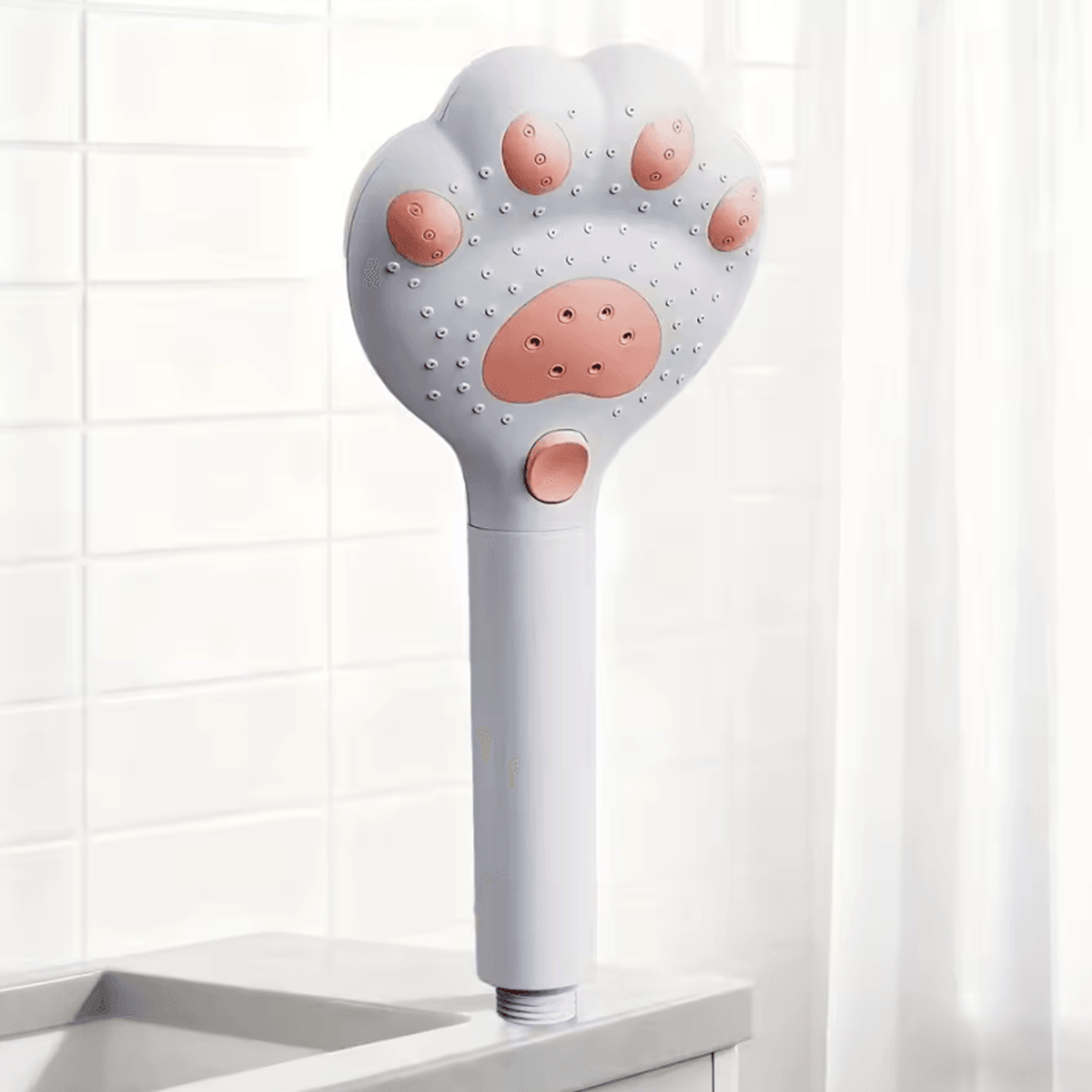 Cute Cat Paw High Pressure Filter Shower Head 4