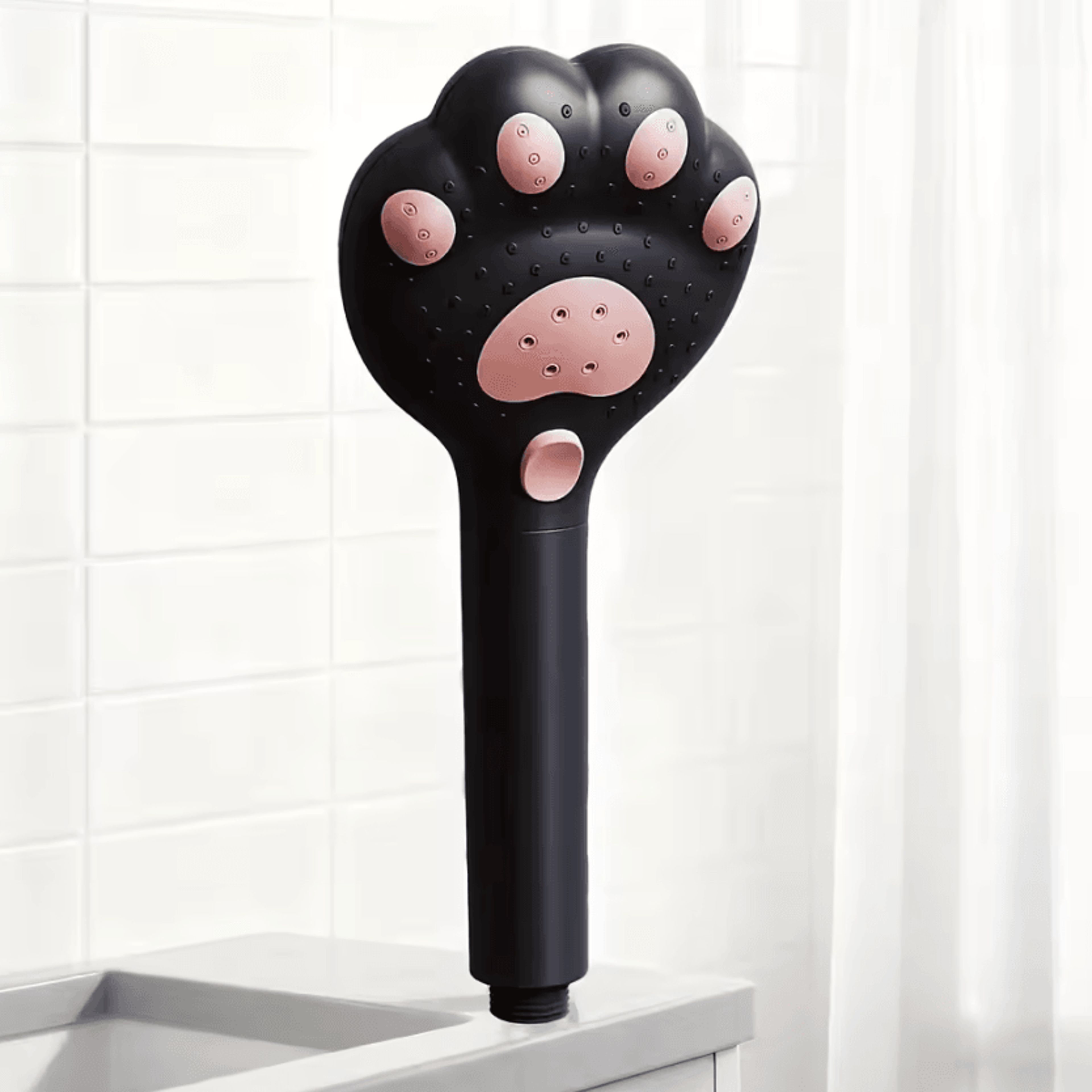 Cute Cat Paw High Pressure Filter Shower Head 3