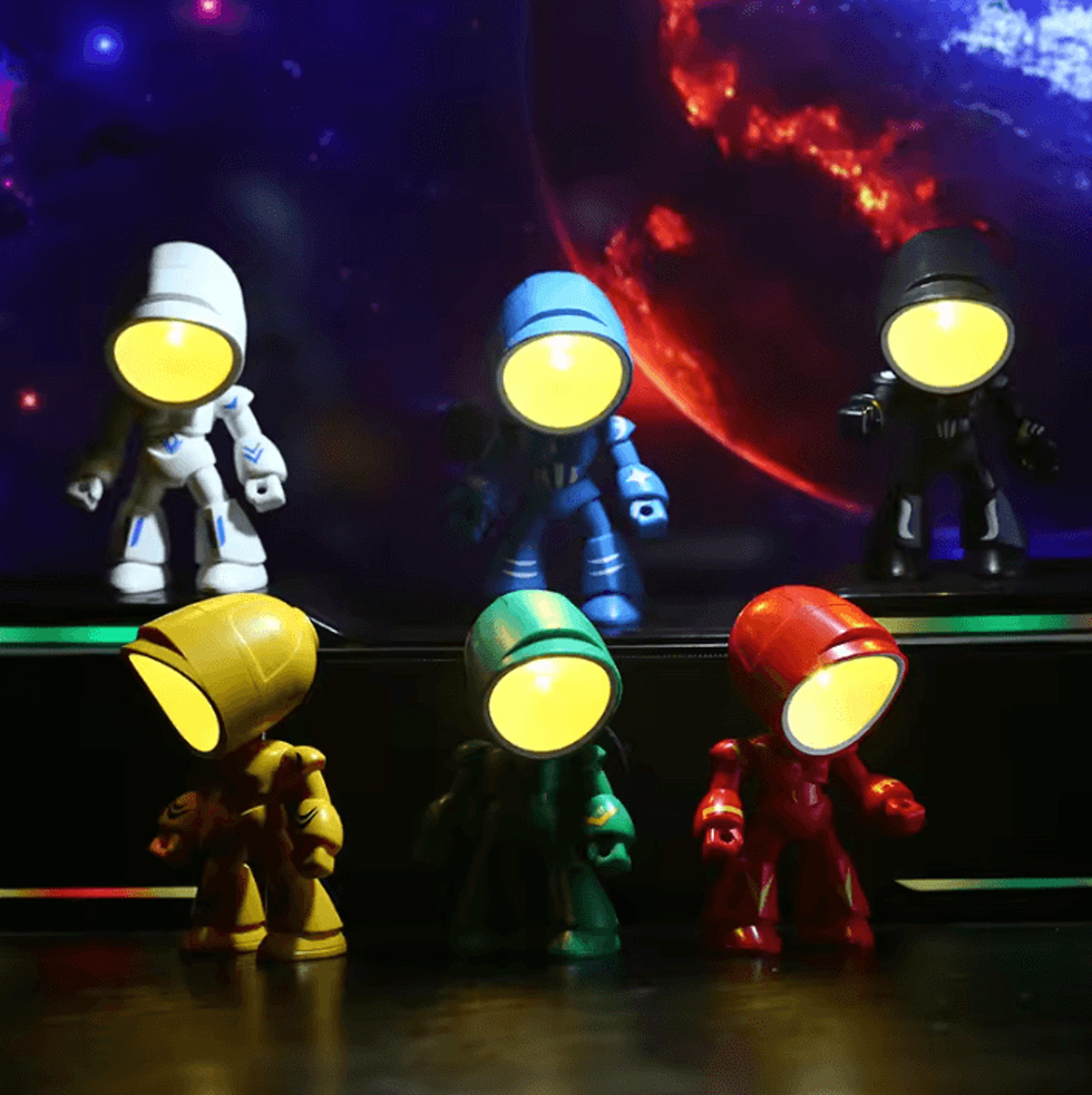 Cute Hero Police LED Mini Night Light 1