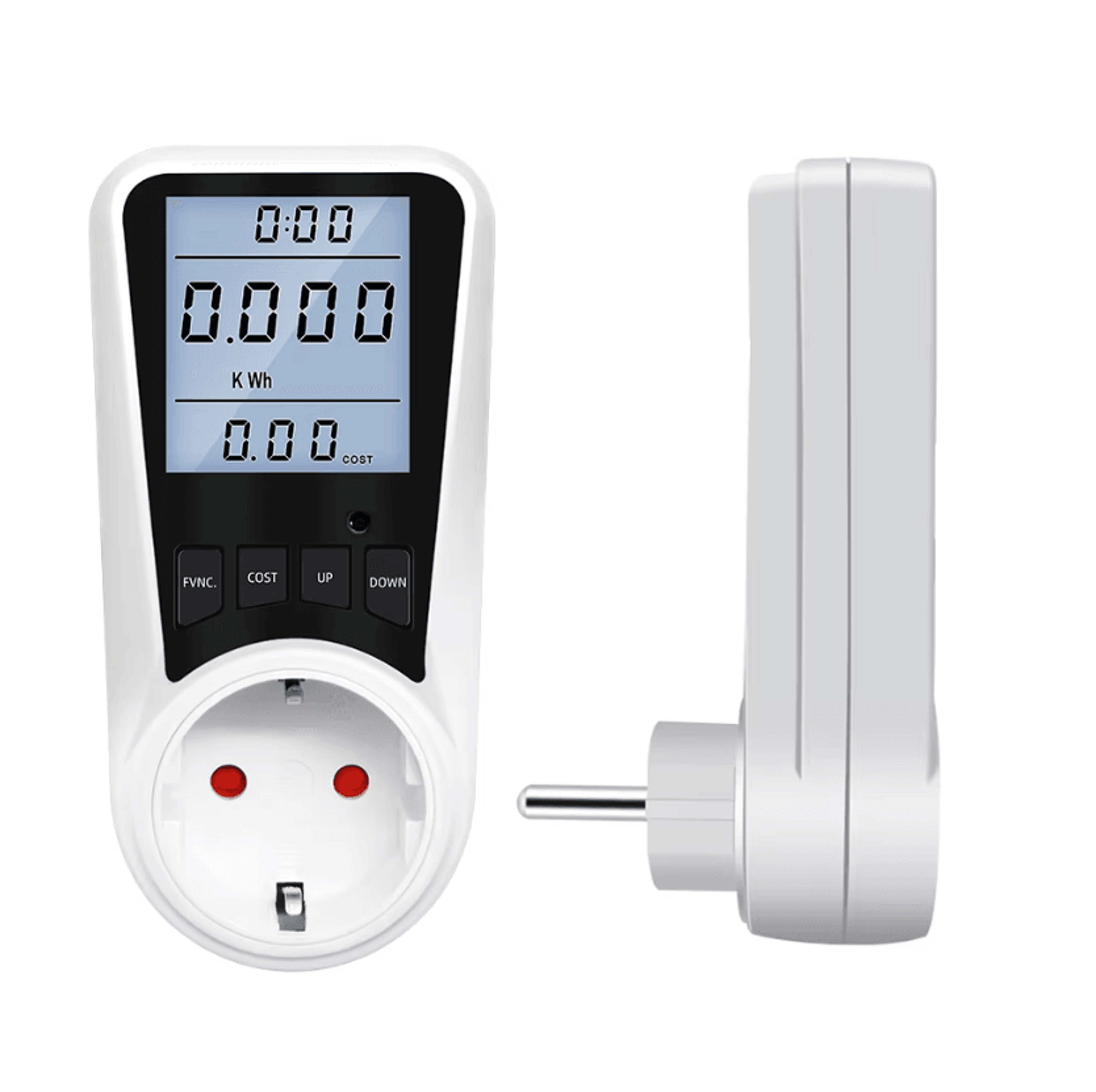Digital Wattmeter Socket Electricity Consumption Meter 0