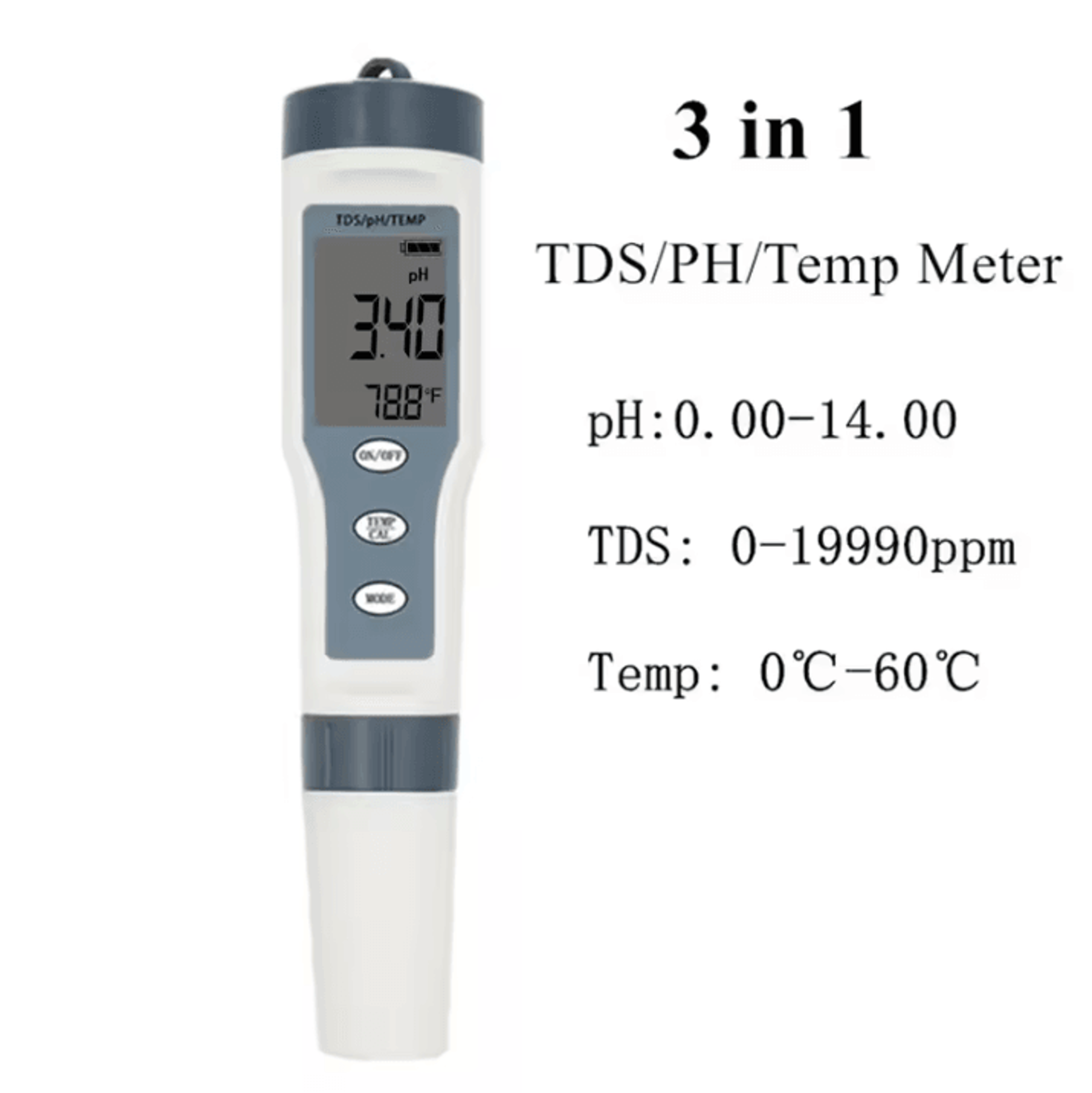 Waterproof Digital PH Pen Meter With Automatic Calibration 7