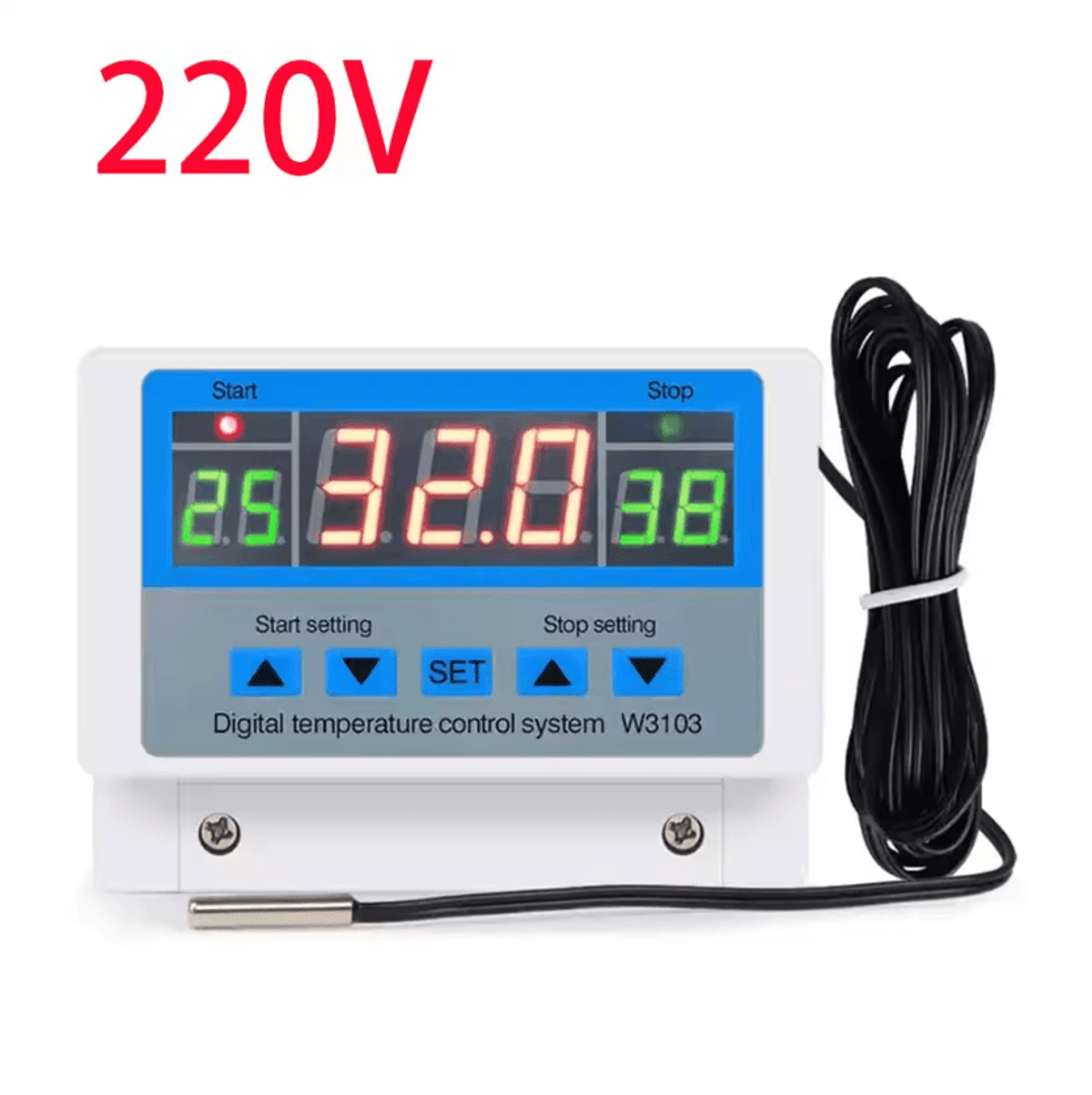 XHW3103 5000W Digital Temperature Controller AC220V 5